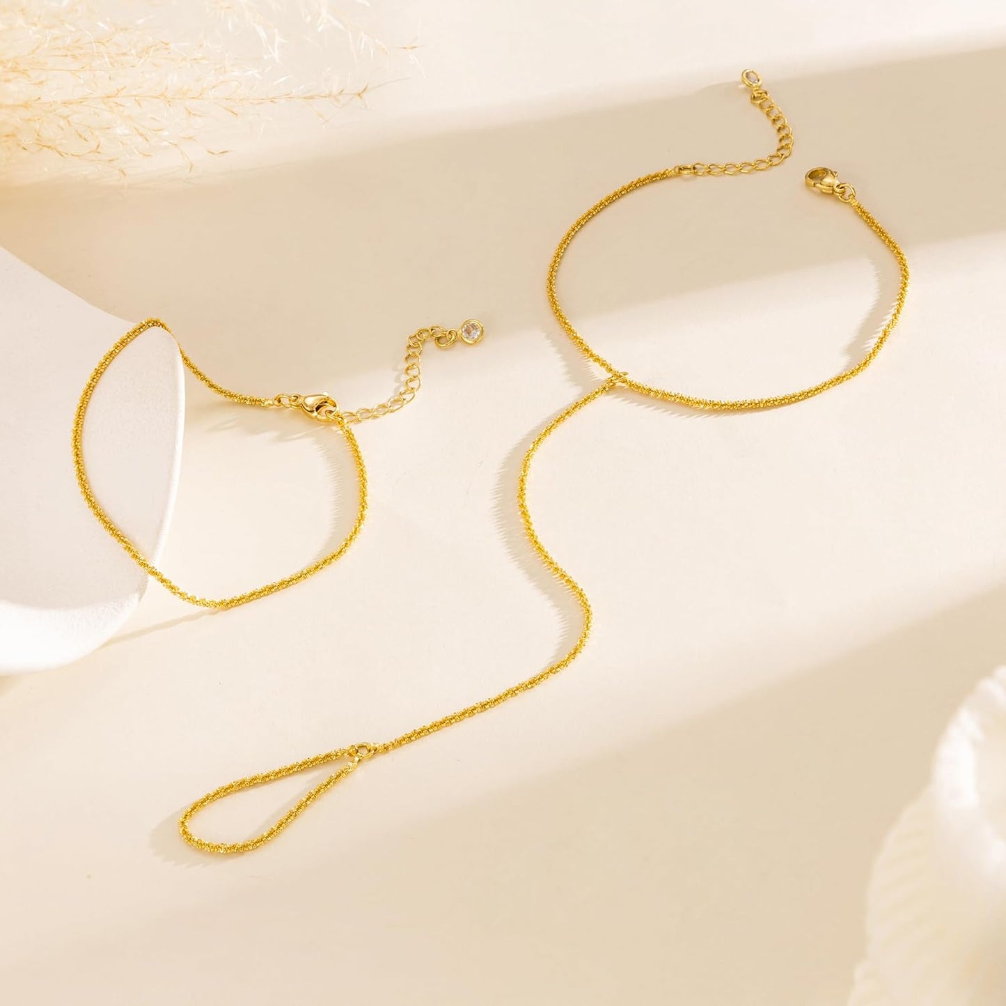 Gold Bracelets for Women, 14K Dainty Gold Plated Stackable Bracelets for Women Trendy Waterproof CZ Tennis Bracelet Set