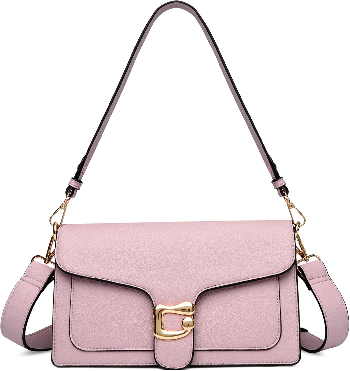Crossbody Bags for Women Trendy - Small  Bag Leather Handbags Evening Clutch with 2 Straps
