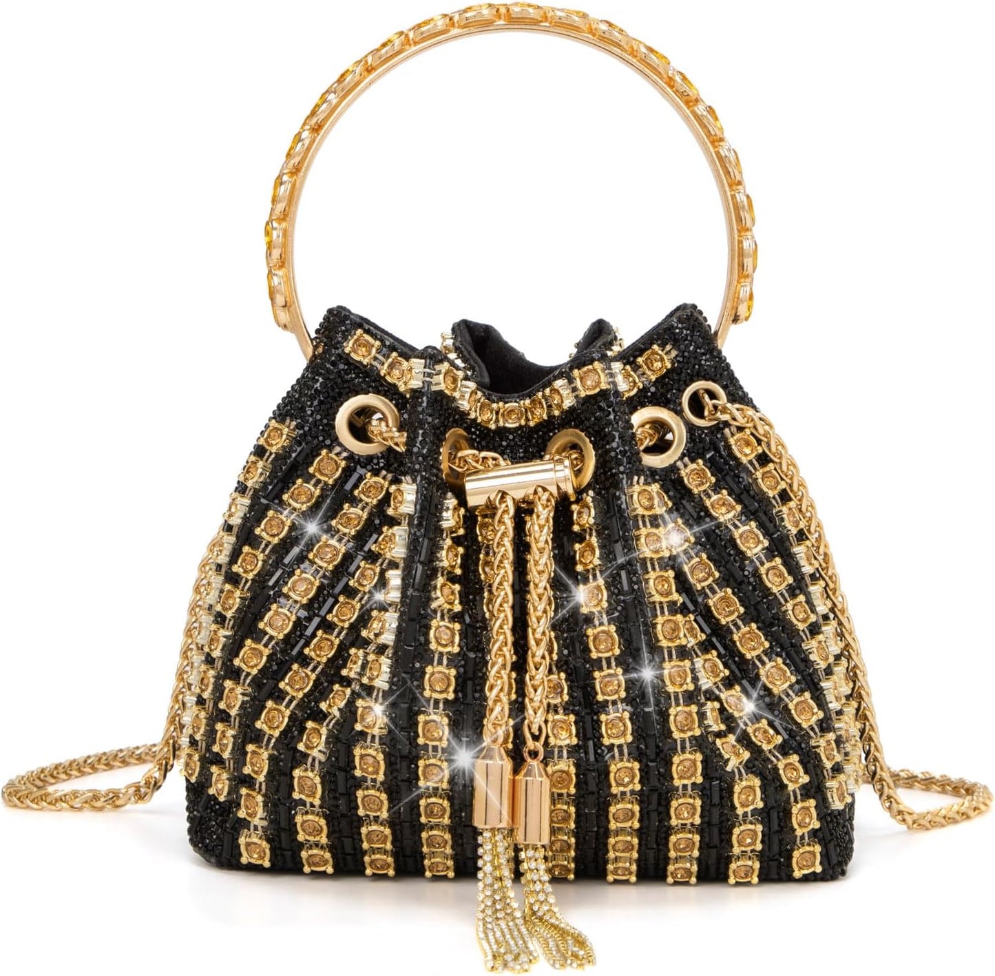 Sparkly Diamond Evening Bag for Women Rhinestone Purse Glitter Handbag for Party Prom Cocktail Wedding