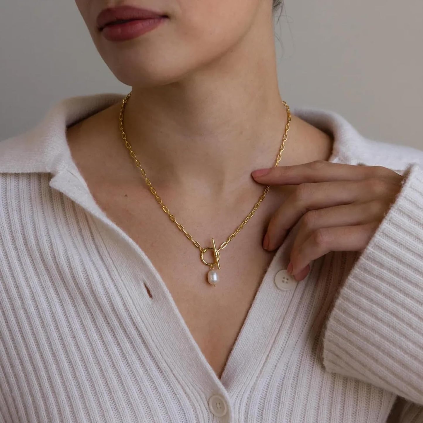 "14K Gold/Silver Layered Necklace Set, Dainty Stackable Choker & Coin Pendant, Trendy Women's Jewelry Gift"