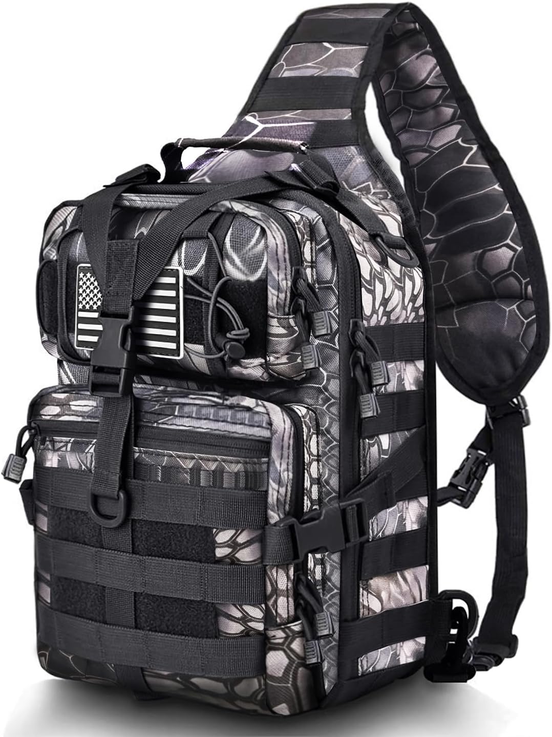 Tactical Sling Bag Pack Military Rover Shoulder Sling Backpack EDC Molle Assault Range Bag