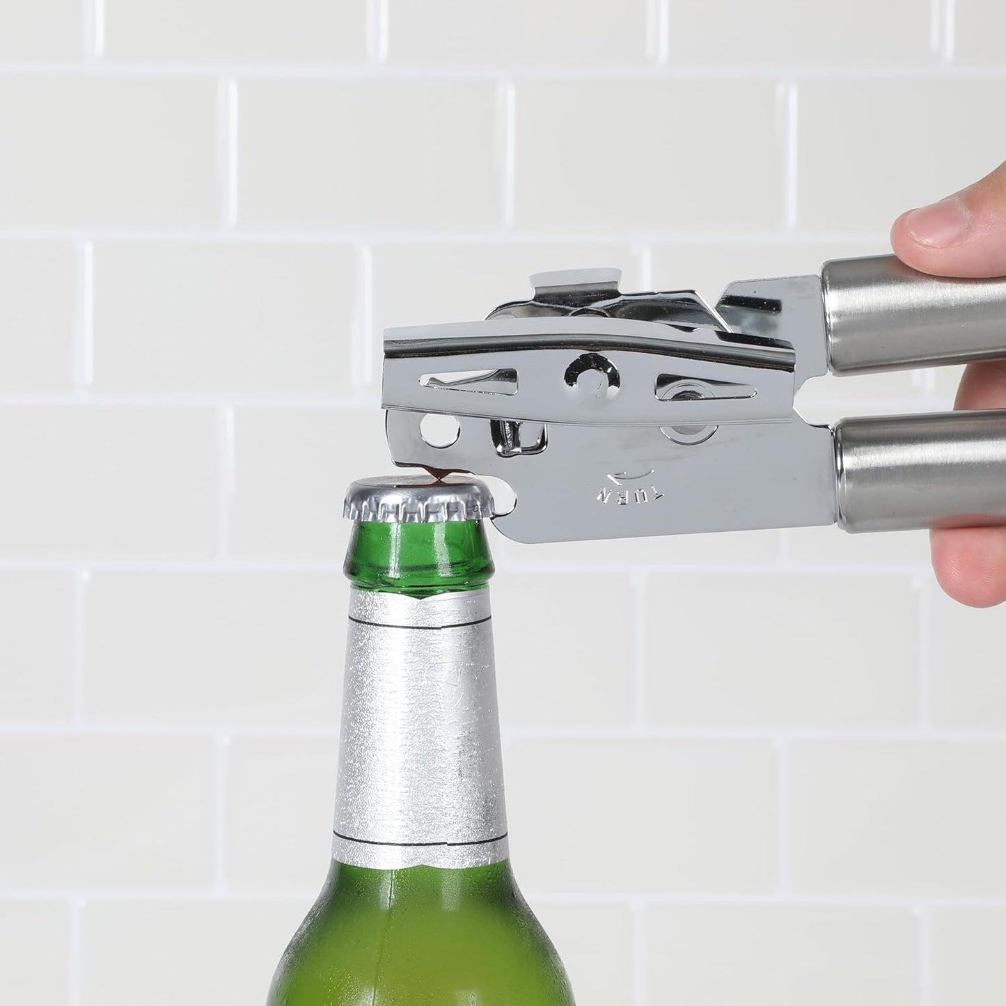 Oster Baldwyn Multifunction Can Opener/Bottle Opener w/Stainless Steel Handle