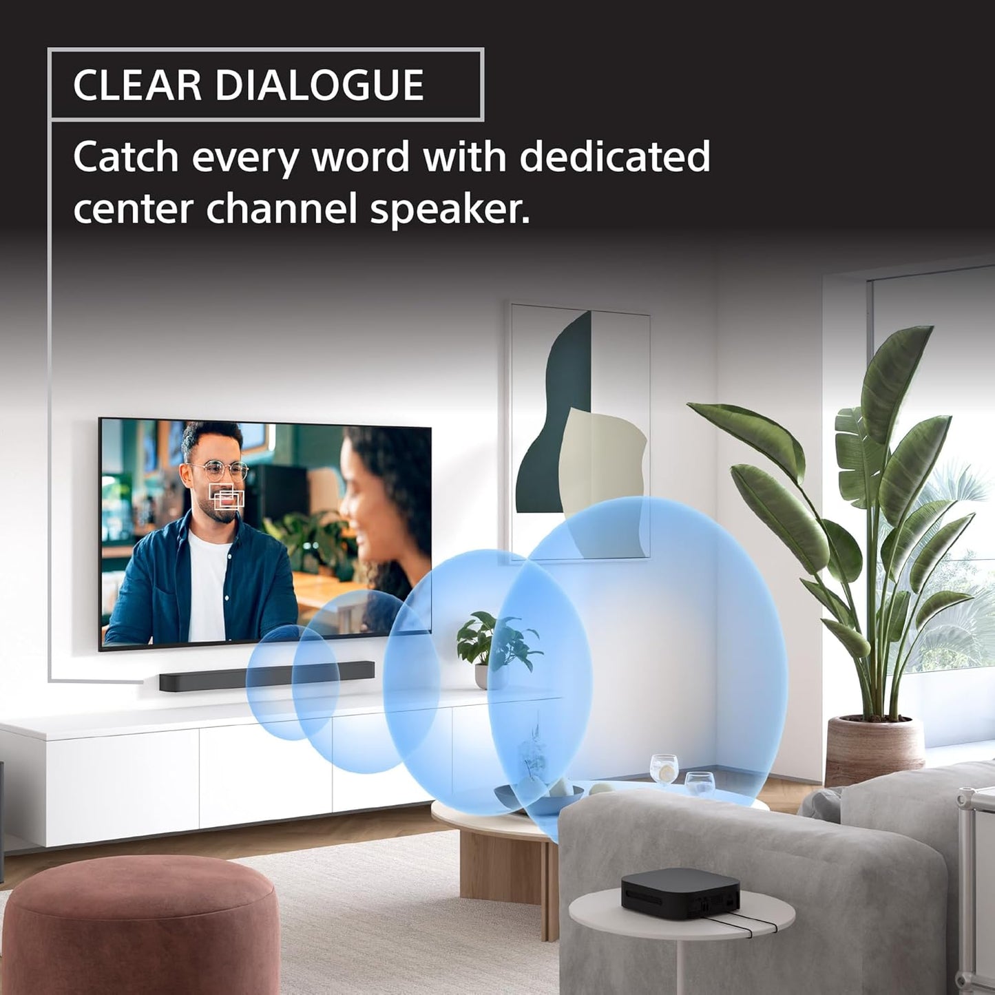 OMOMMD BRAVIA Theater System 6, 5.1ch Home Theater System Sound bar with subwoofer and Rear Speakers, Surround Sound by Dolby Atmos/DTS:X Compatible HT-S60