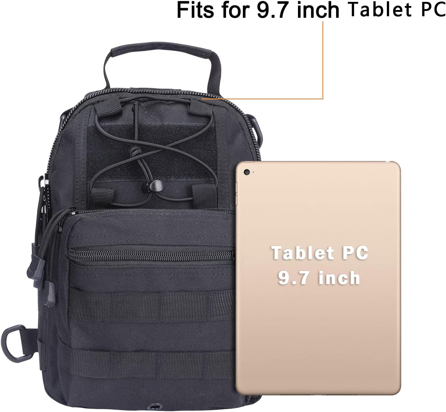 Outdoor Tactical Bag Backpack, Military Sport Bag Pack Sling Shoulder Backpack Tactical Bag