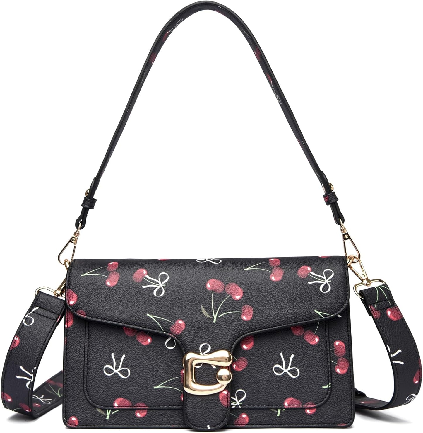 Crossbody Bags for Women Trendy - Small  Bag Leather Handbags Evening Clutch with 2 Straps