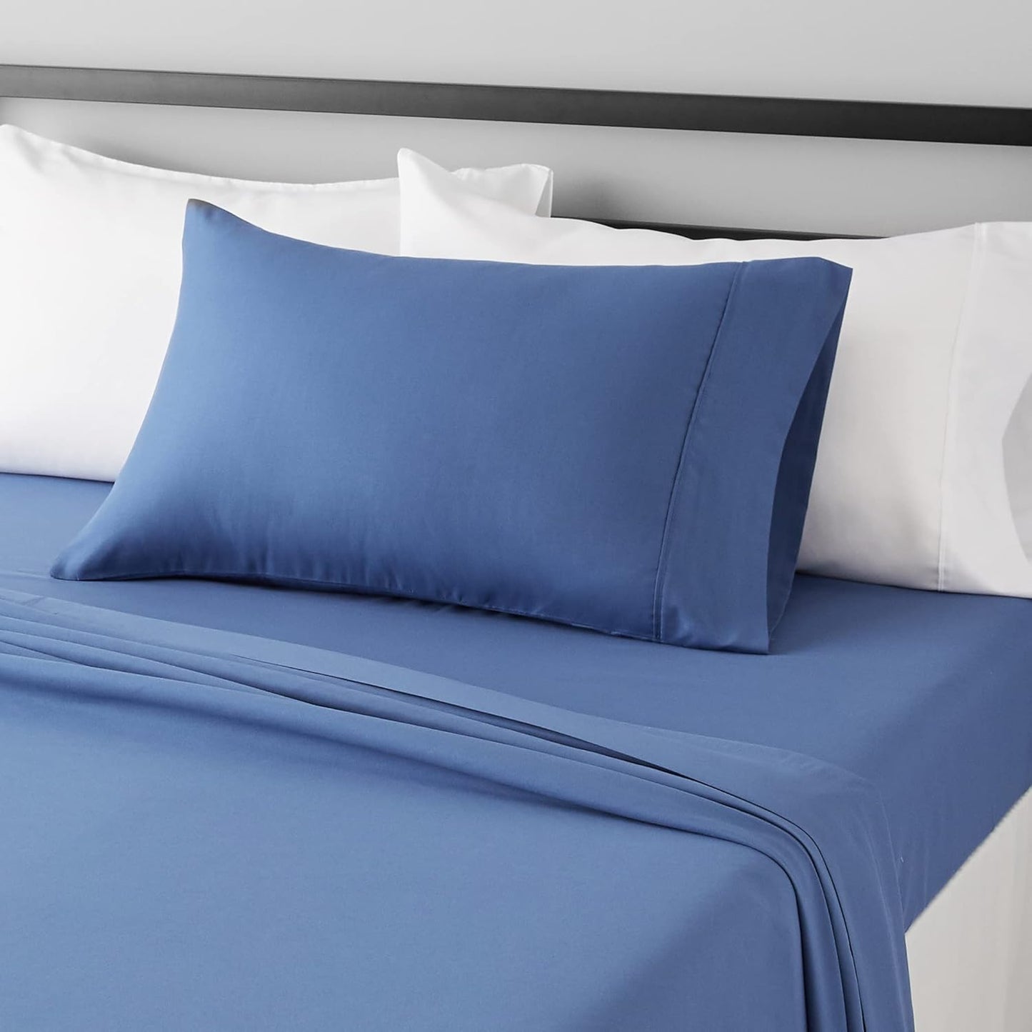 Lightweight Super Soft Easy Care Wrinkle Free Microfiber 3 count Bed Sheet Set with 14-Inch Deep Pockets