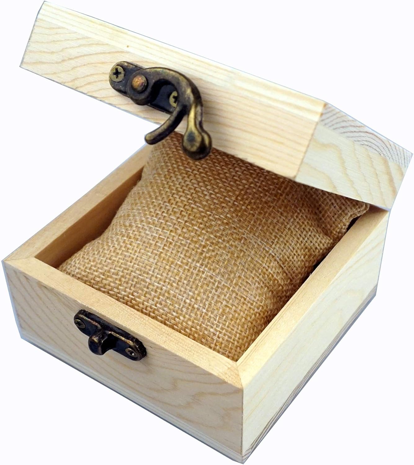 Walnut Wood Box for Crafts, Jewelry Box and watch box Wooden Keepsake Box Gift