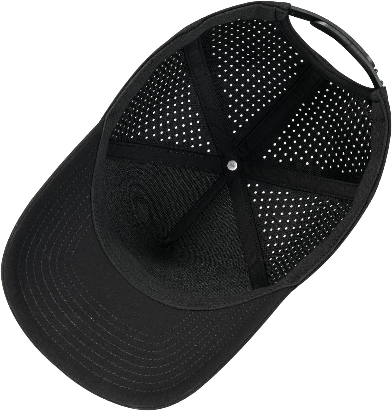 Men Adjustable Snapback Baseball Cap Vented Performance Cut Mesh Hat