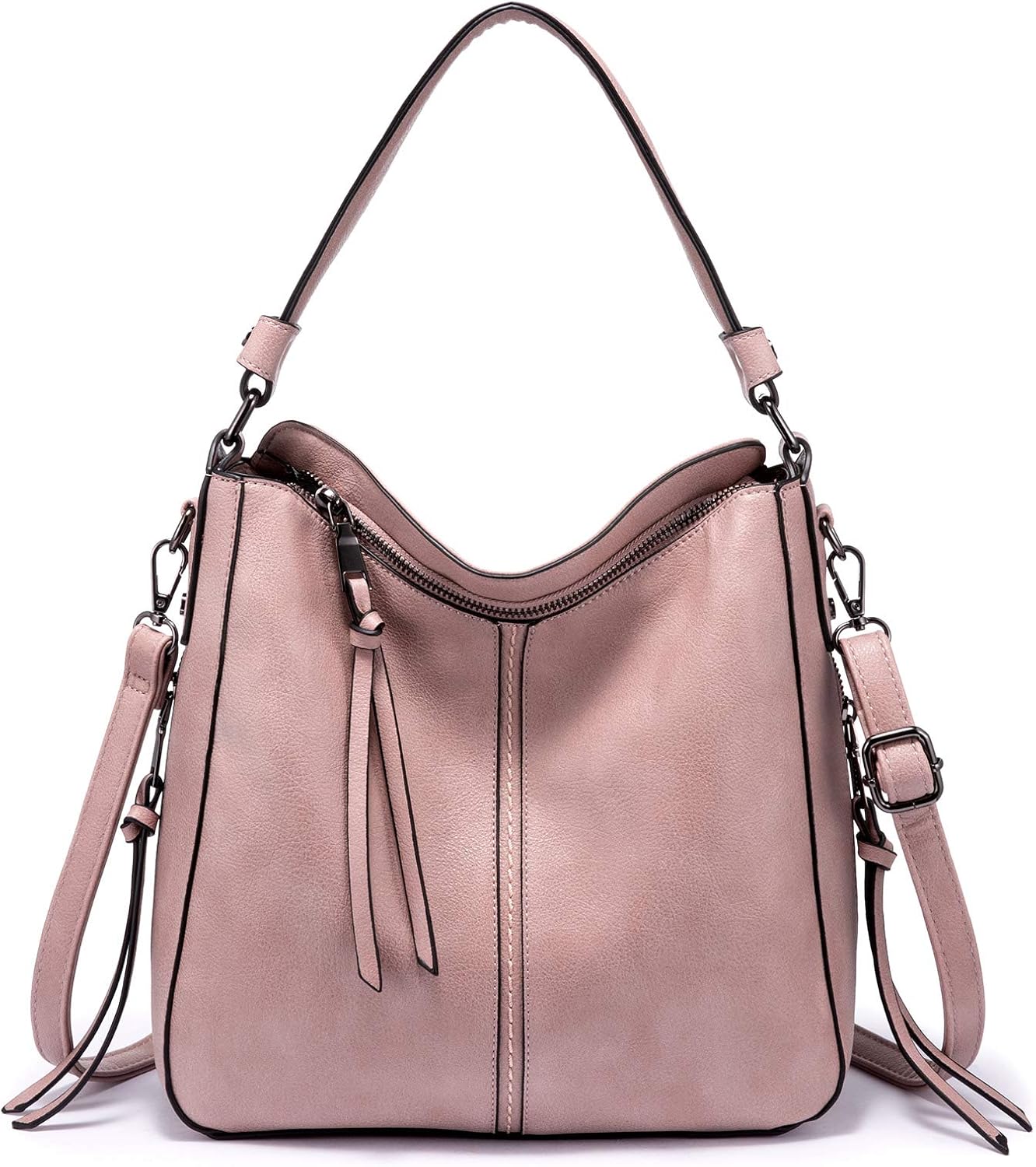 Crossbody Bags Designer Faux Leather Handbags Retro Large Size Shoulder Bag Bucket Purse