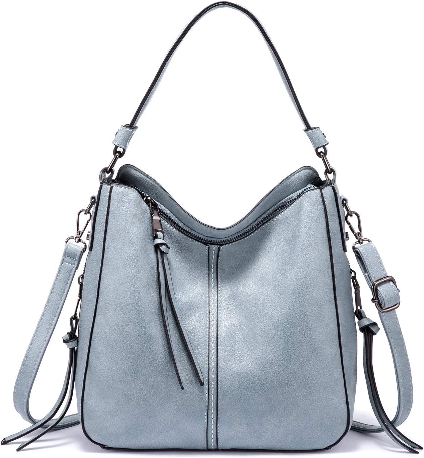 Crossbody Bags Designer Faux Leather Handbags Retro Large Size Shoulder Bag Bucket Purse
