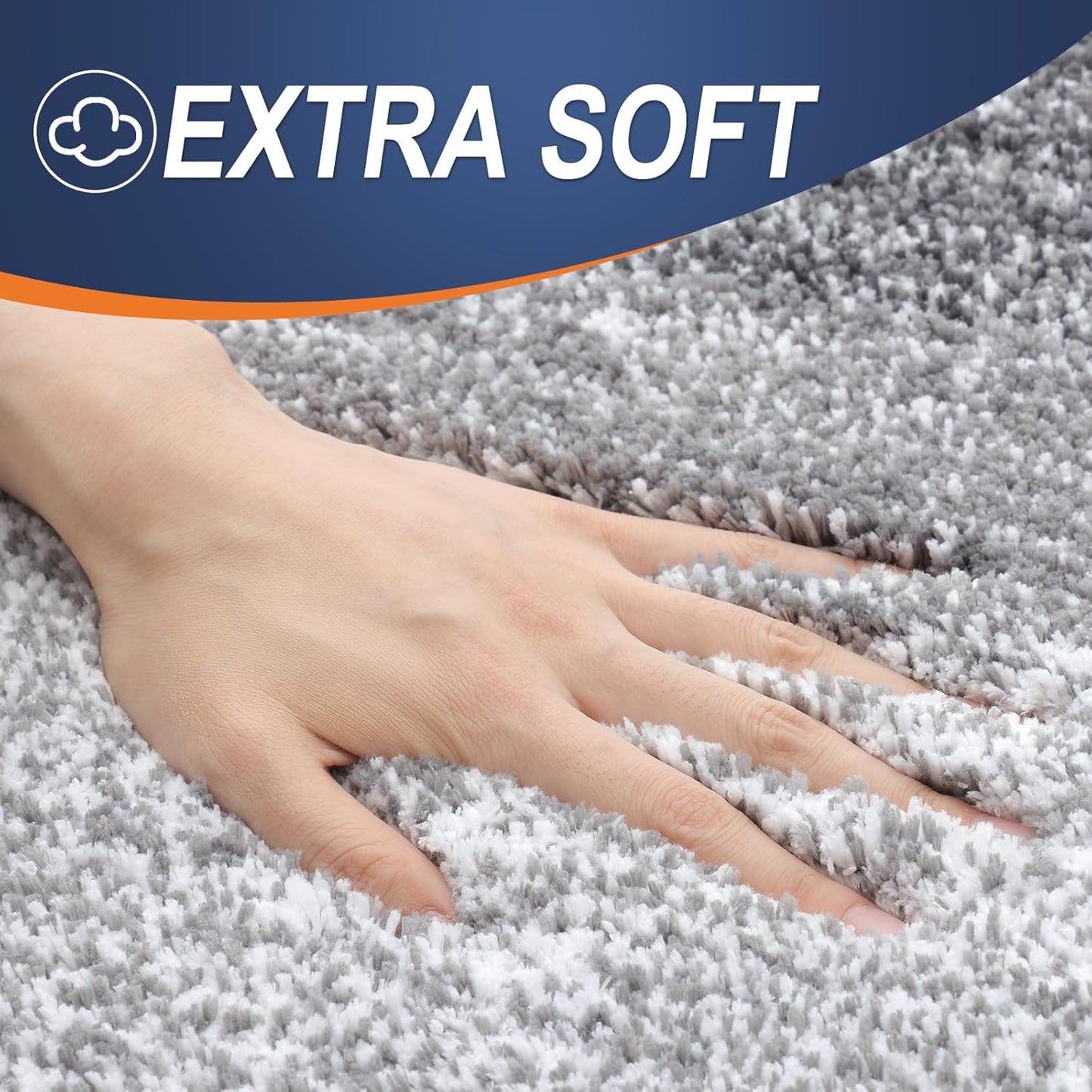 Bathroom Rugs Mat 30x20, Extra Soft Absorbent Microfiber Bath Rugs, Rubber Backing, Quick Dry, Machine Washable Bath Mats for Bathroom Floor, Tub and Shower, Home Decor Accessories, Grey