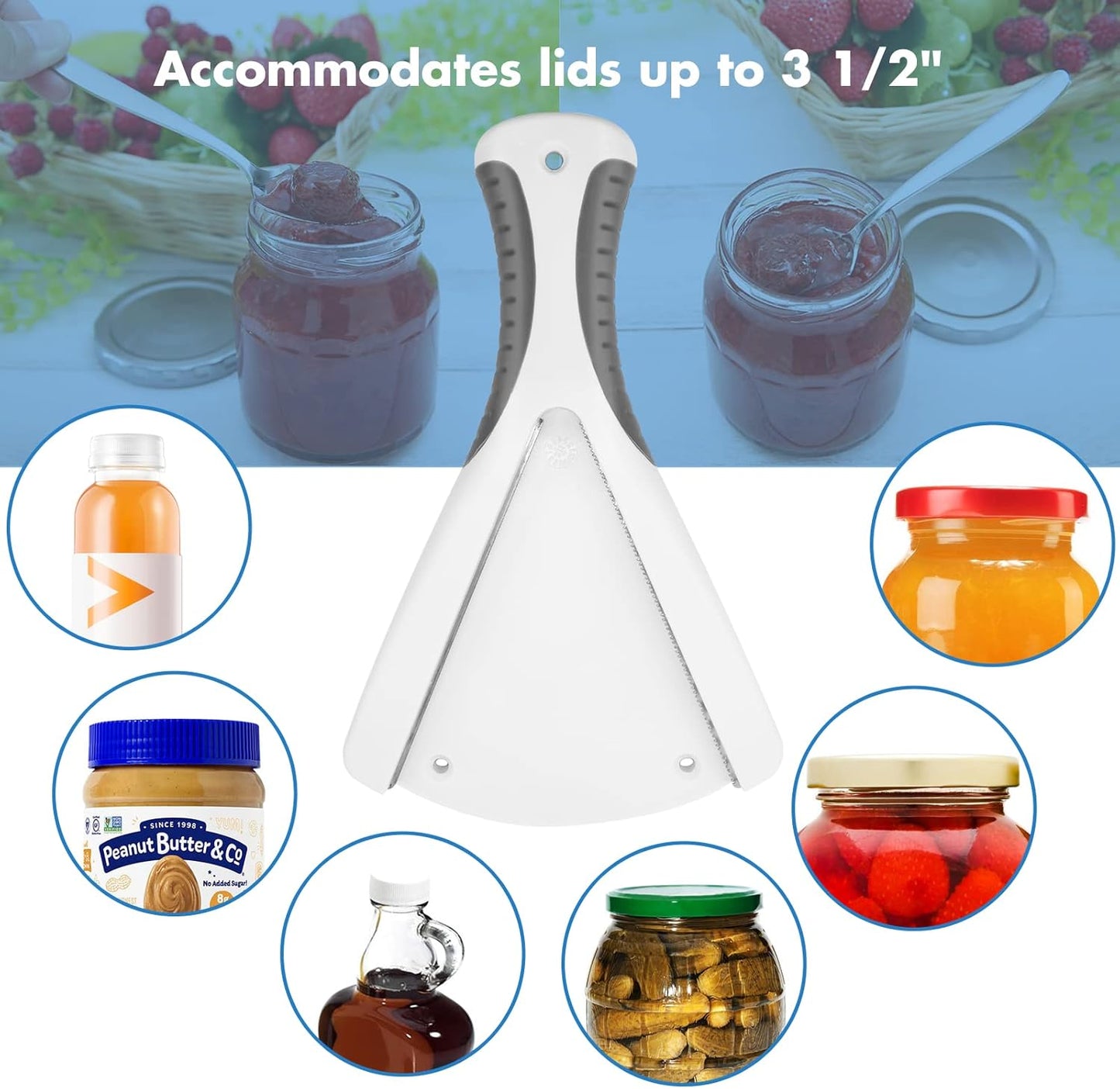 Jar Opener|Effortless Jar Opener for Weak Hands