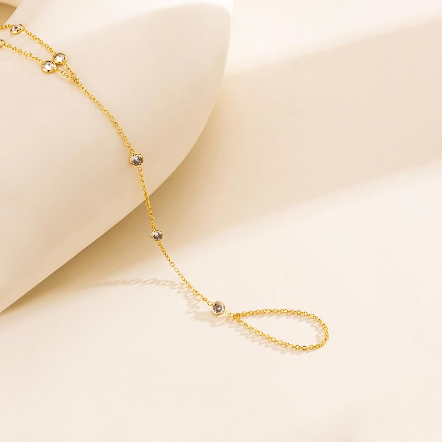Gold Bracelets for Women, 14K Dainty Gold Plated Stackable Bracelets for Women Trendy Waterproof CZ Tennis Bracelet Set
