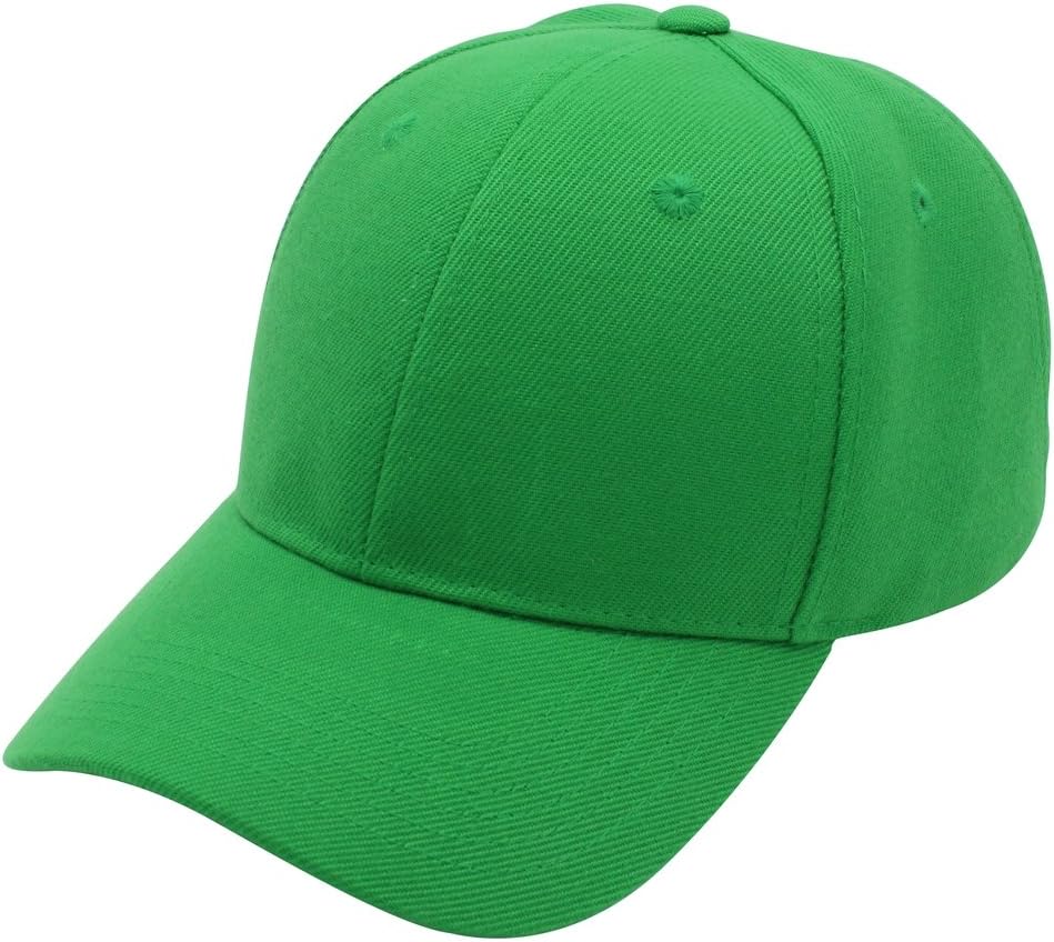 Baseball Cap Men Women - Classic Adjustable Plain Hat