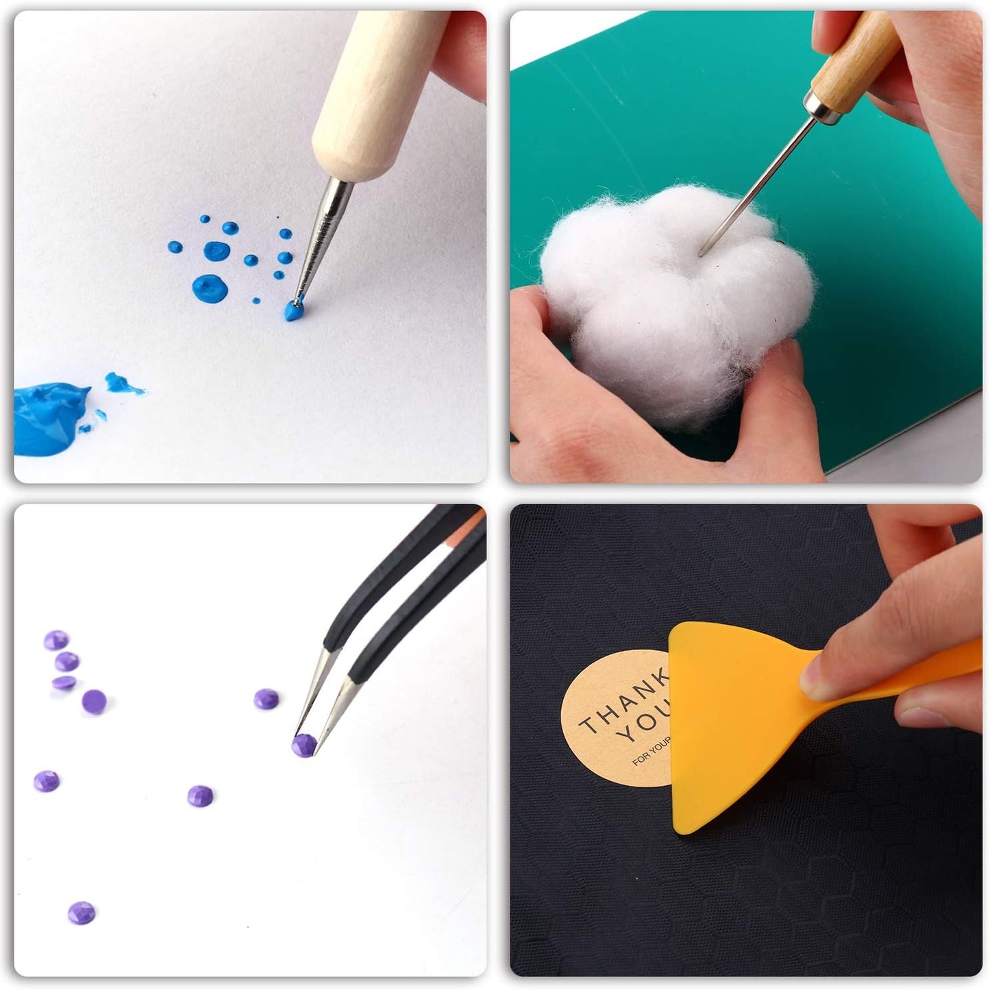 OMOMMD 28 PCS Precision Craft Tools Set Vinyl Weeding Tools Kit for Weeding Vinyl, DIY Art Work Cutting, Hobby, Scrapbook