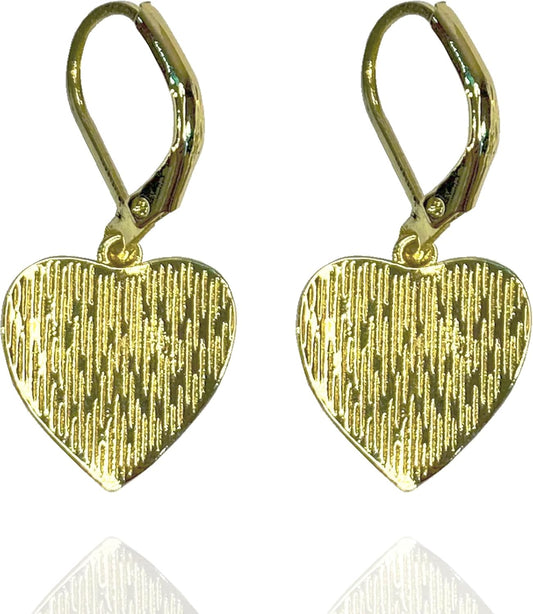 Sterling Silver Leverback Earrings for Women, 14K Gold and Silver Drop Dangle Earrings Jewelry Hypoallergenic
