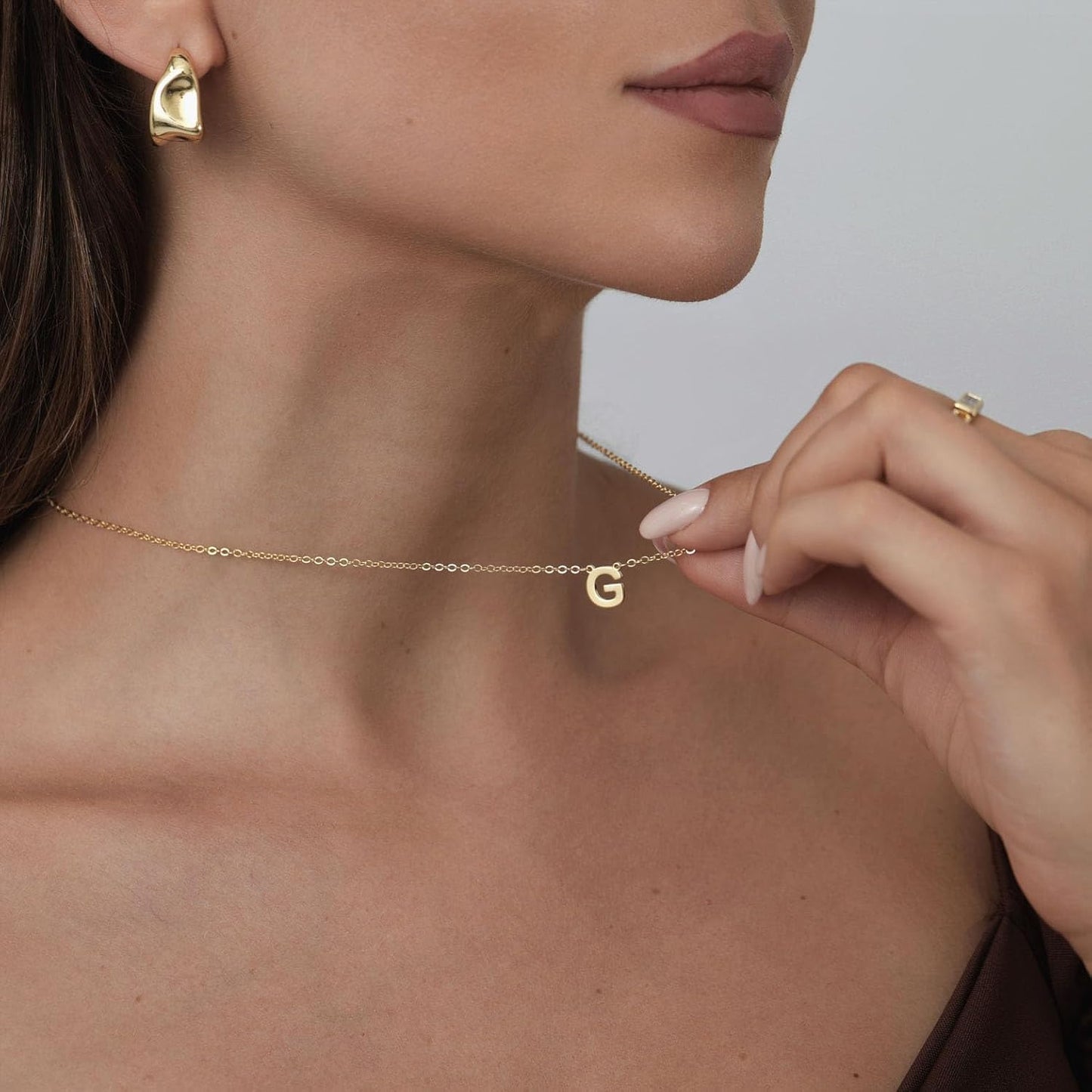 Delicate Heart Pendant Necklace, 14K Gold Plated Dainty Chain, Gift for Women