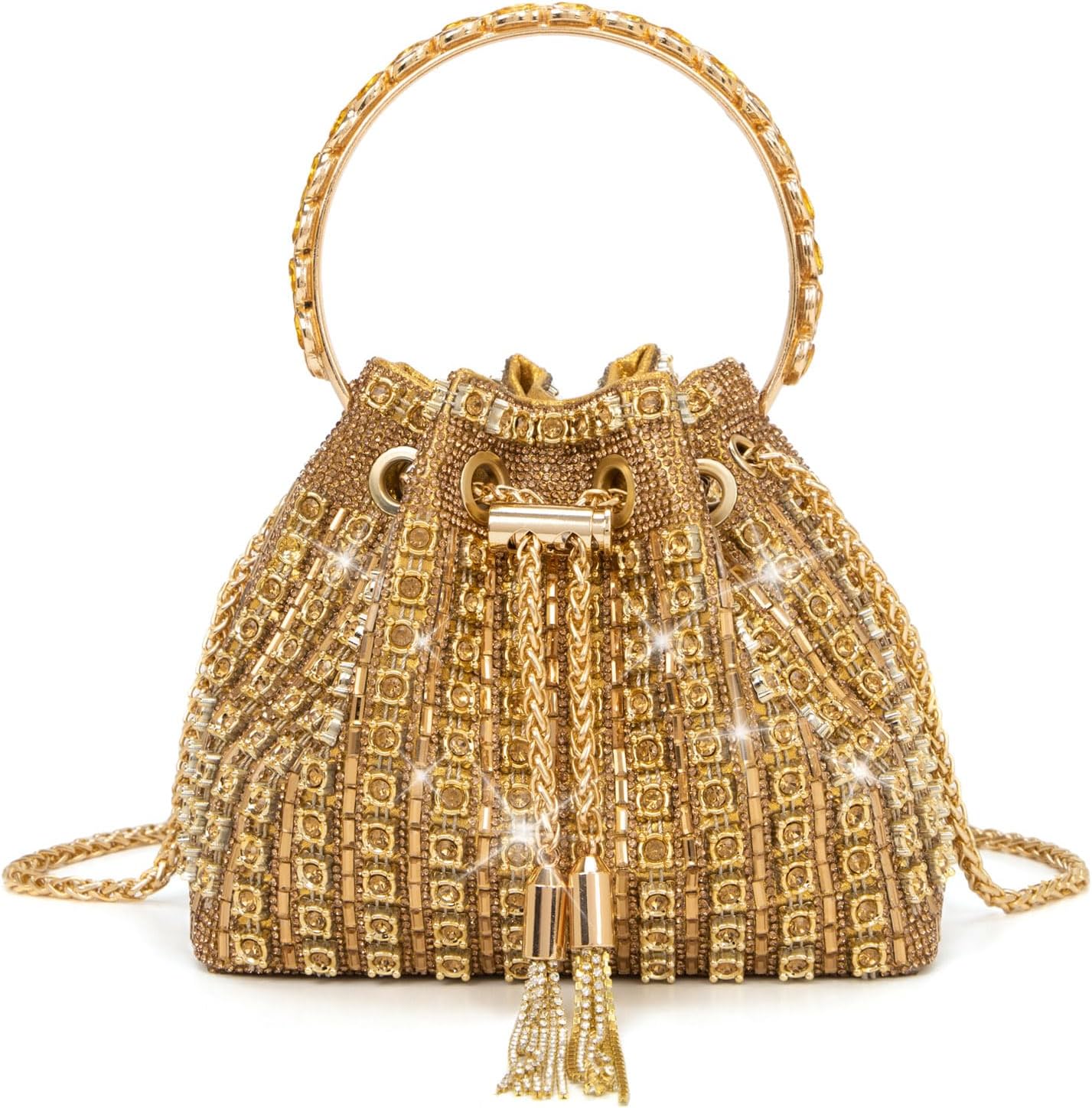 Sparkly Diamond Evening Bag for Women Rhinestone Purse Glitter Handbag for Party Prom Cocktail Wedding