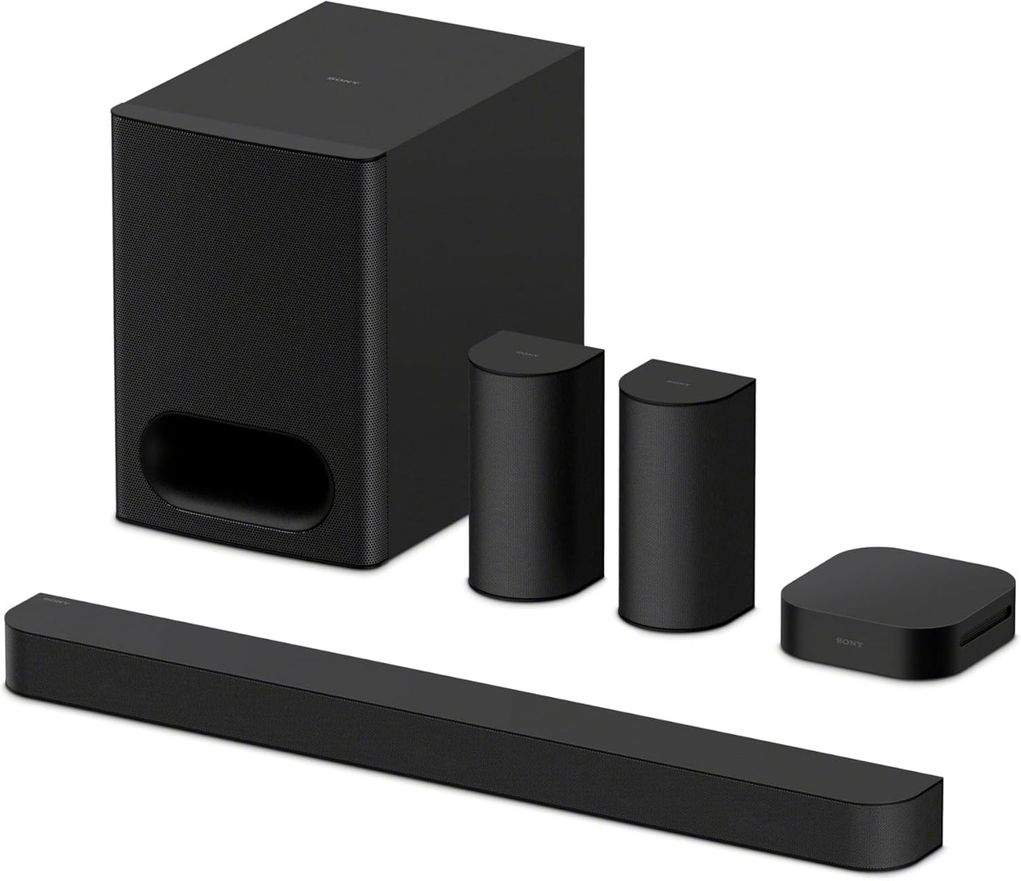 OMOMMD BRAVIA Theater System 6, 5.1ch Home Theater System Sound bar with subwoofer and Rear Speakers, Surround Sound by Dolby Atmos/DTS:X Compatible HT-S60