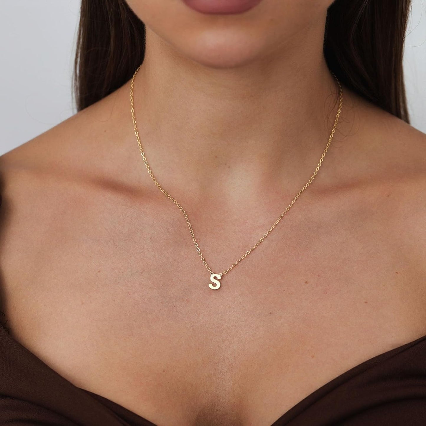 Delicate Heart Pendant Necklace, 14K Gold Plated Dainty Chain, Gift for Women
