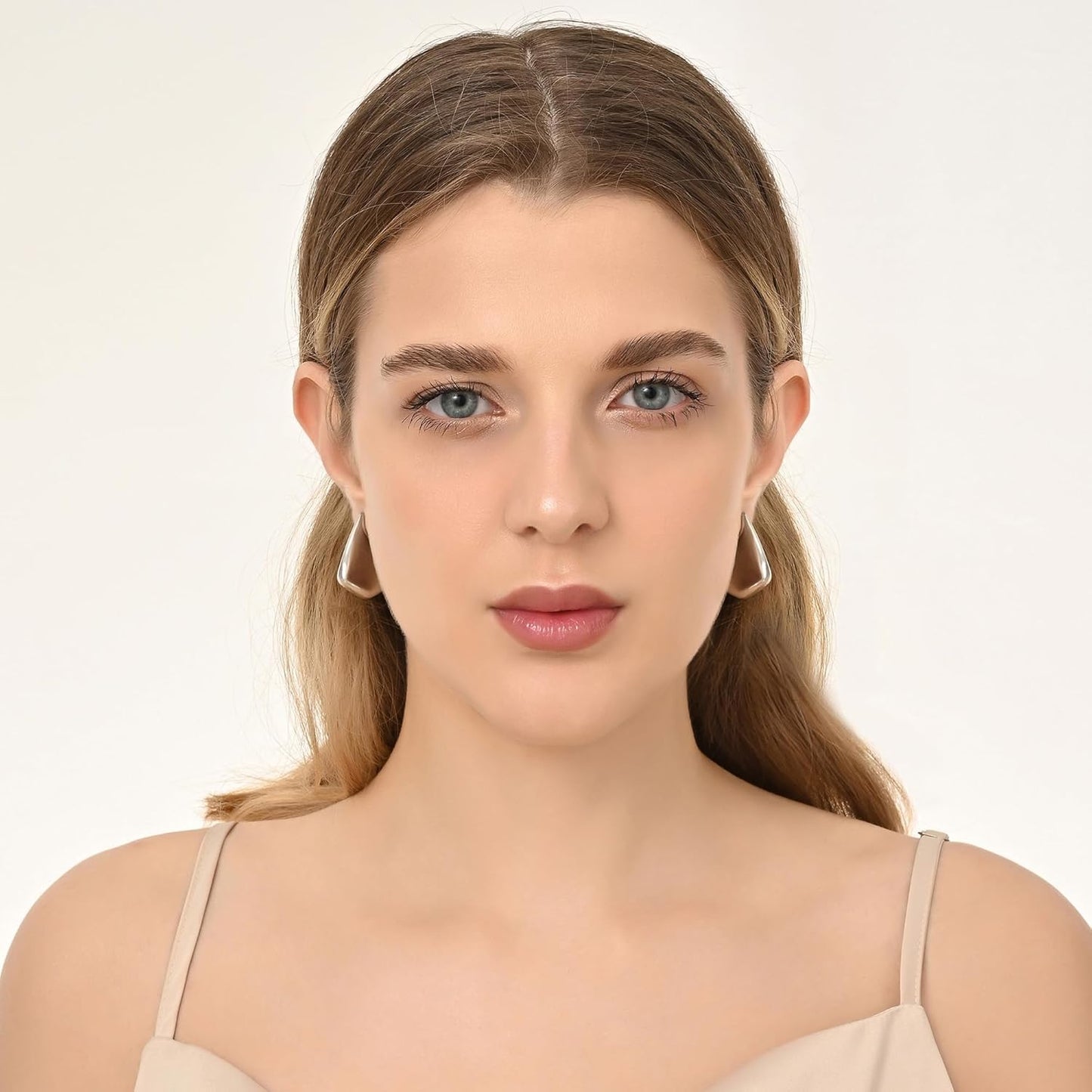 Trendy Gold Plated Knot Earrings for Women Chunky Statement Drop Dangle Earrings Lightweight Fashion Accessories Gold Jewelry