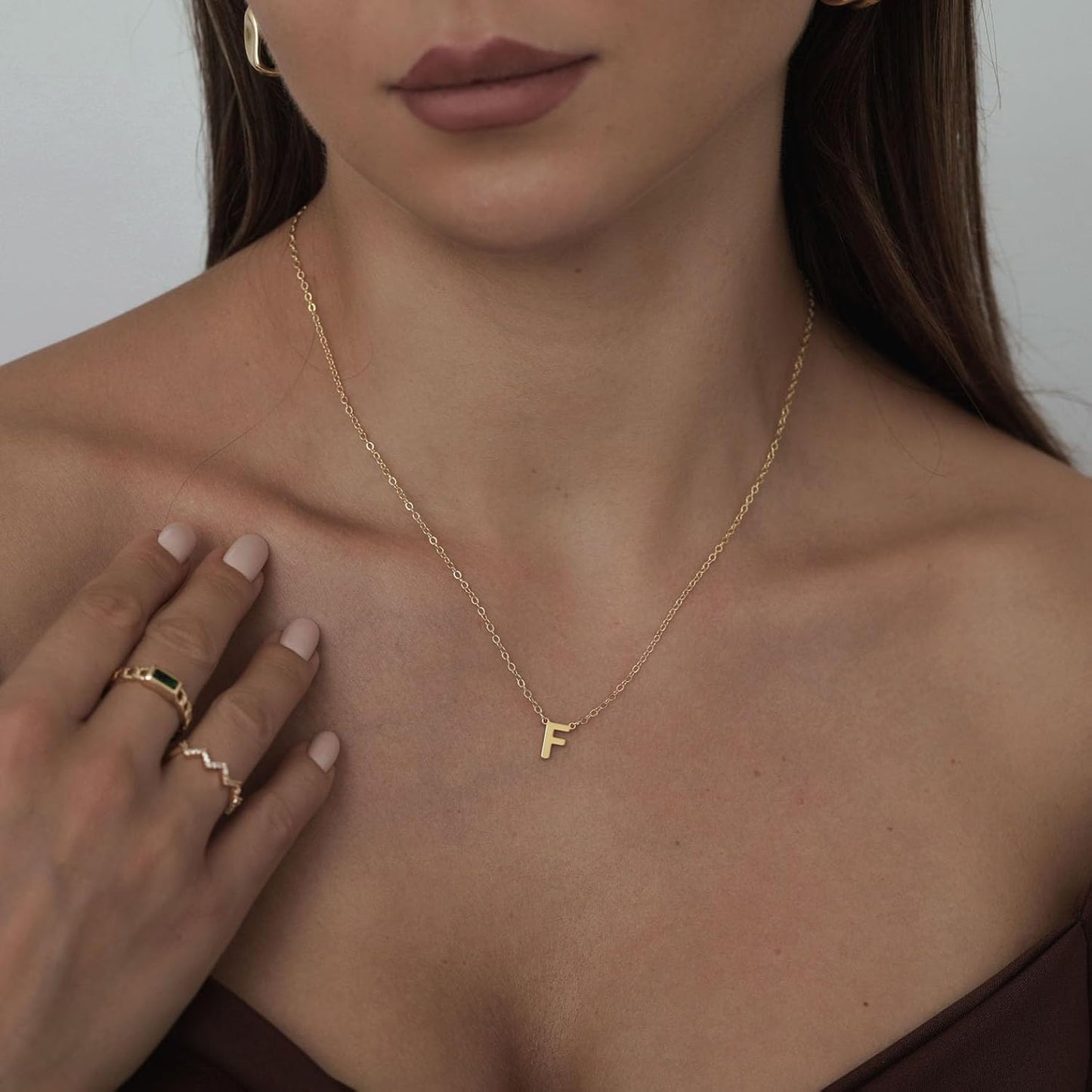 Delicate Heart Pendant Necklace, 14K Gold Plated Dainty Chain, Gift for Women