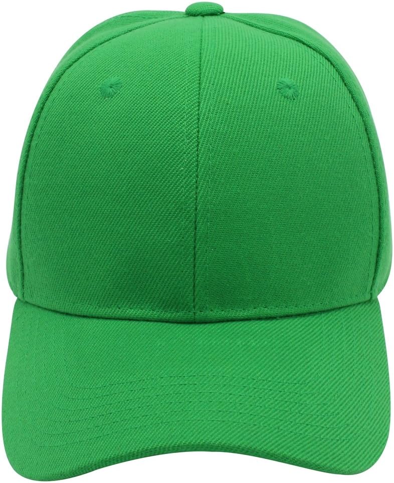 Baseball Cap Men Women - Classic Adjustable Plain Hat