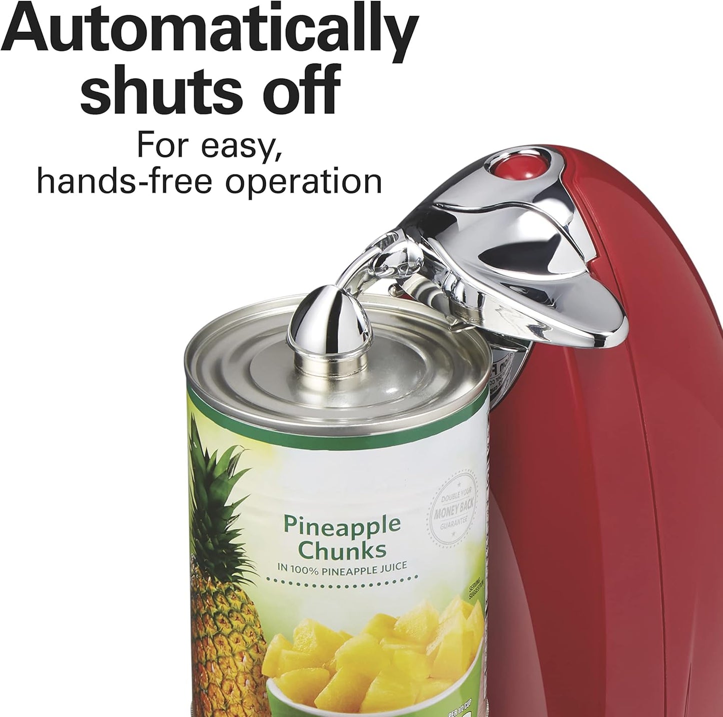 Beach Automatic Can Opener, Electric with Auto Shutoff & Knife Sharpener