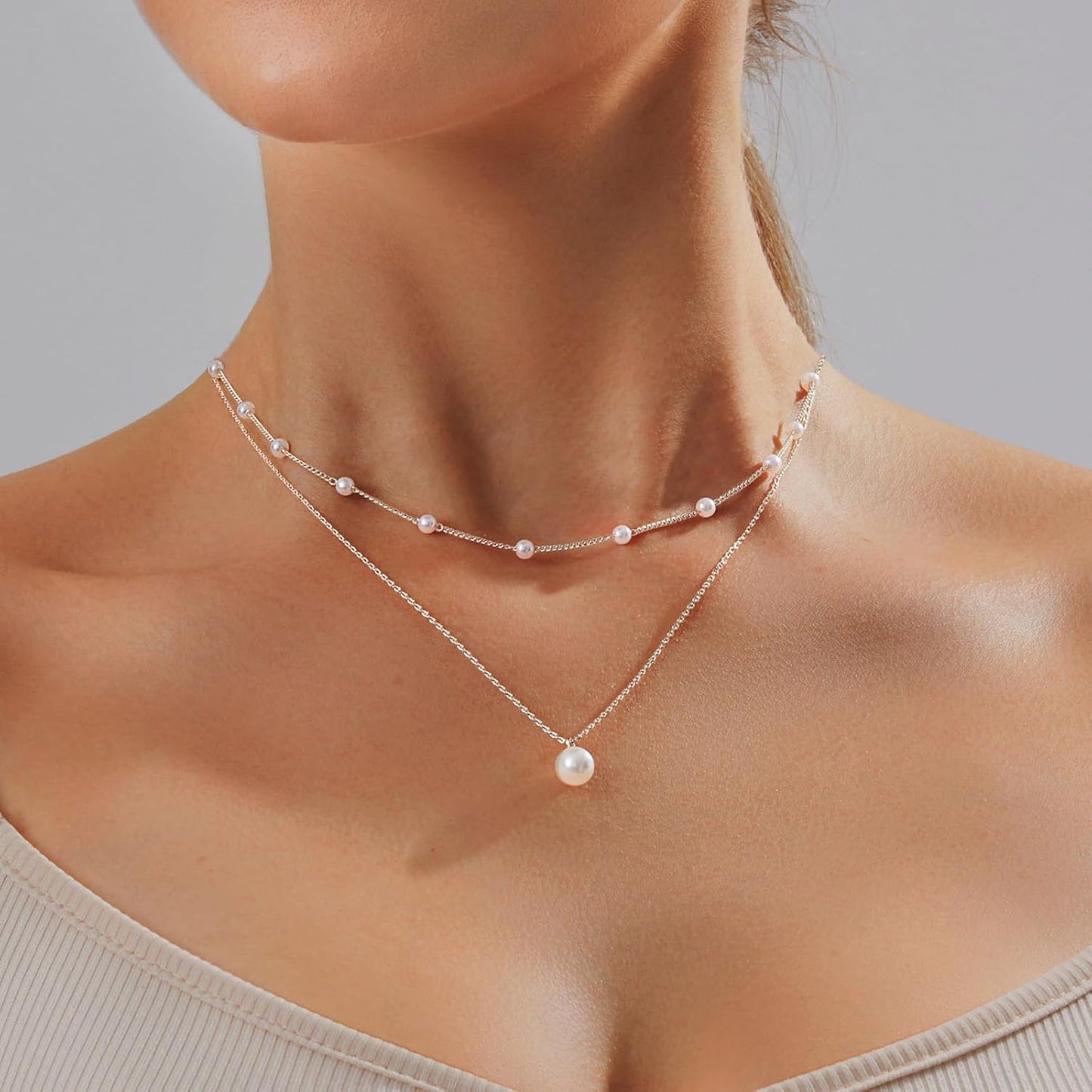 Colorful Beaded Initial Necklace for Girls & Women - Dainty Choker, Perfect Gift for Teens