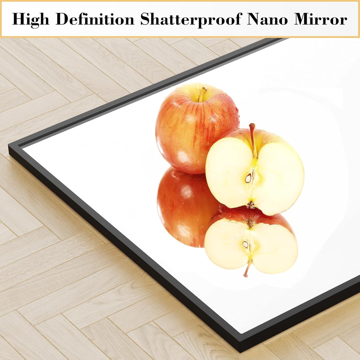 Full Length Mirror 59"x17" Full Body Floor Mirror for Bedroom or Cloakroom, Can Stand Alone