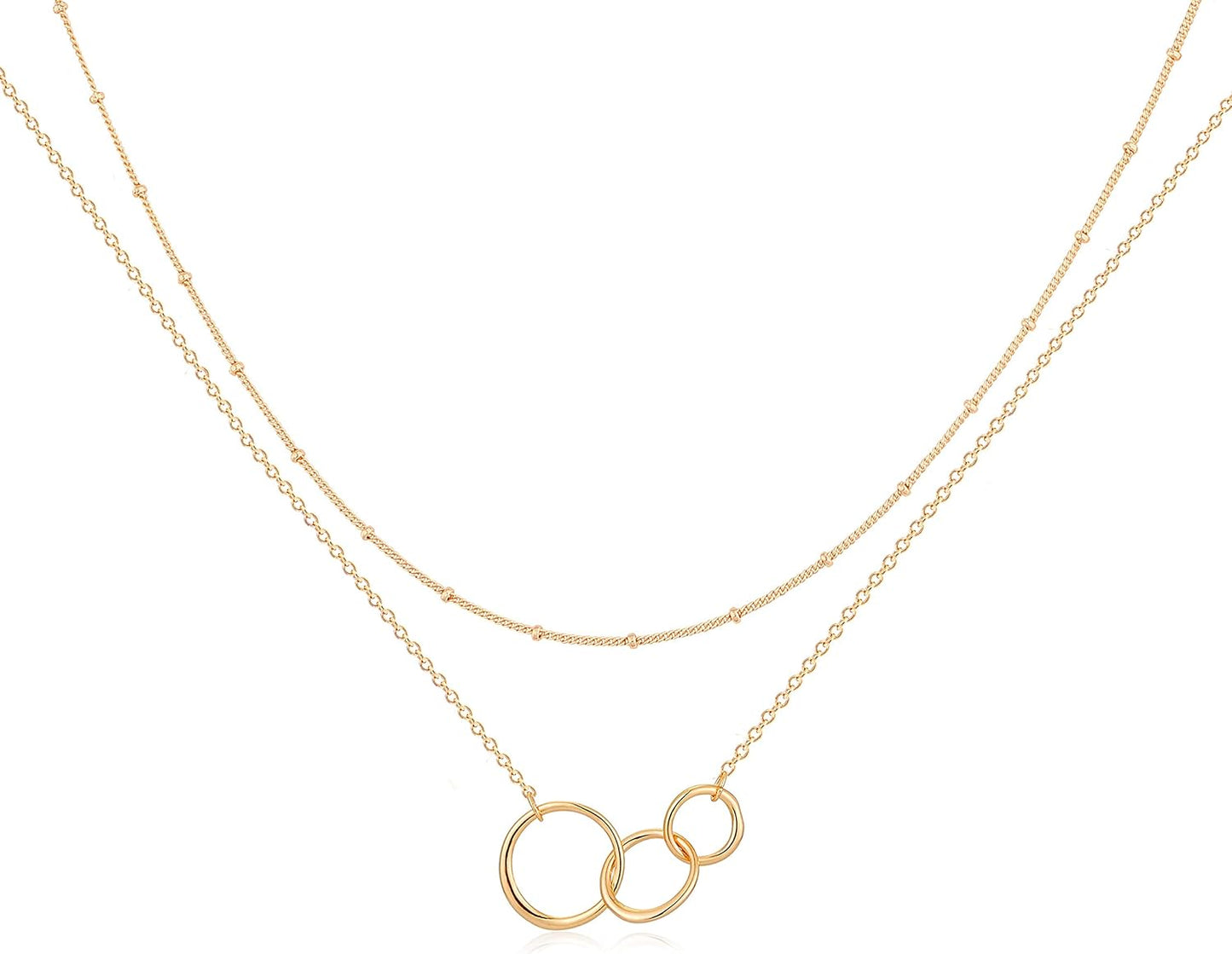 Personalized Chunky Initial Necklace: 14K Gold Plated Bubble Balloon Charm Pendant for Women
