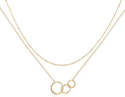 Personalized Chunky Initial Necklace: 14K Gold Plated Bubble Balloon Charm Pendant for Women