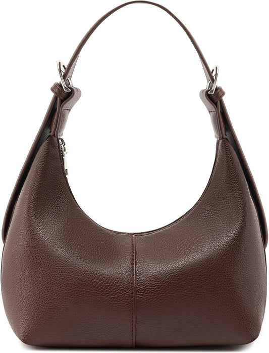 Hobo Bags for Women Soft Vegan Leather Crescent Shoulder Handbag Slouchy Tote Crossbody Purses