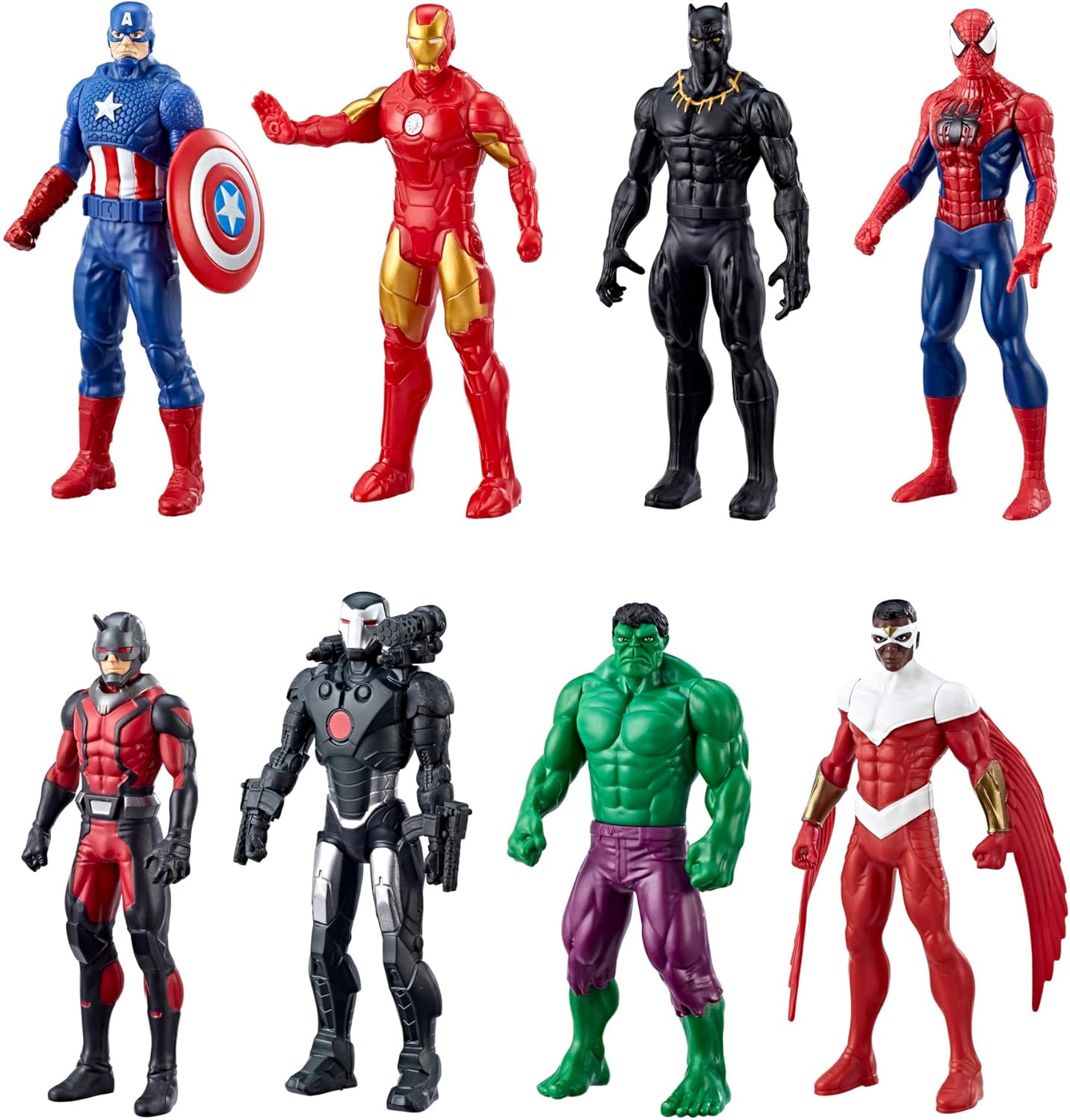 OMOMMD Avengers Ultimate Protectors Pack, 6-Inch-Scale, 8 Action Figures with Accessories, Super Hero Toys, Toys for Boys and Girls Ages 4 and Up