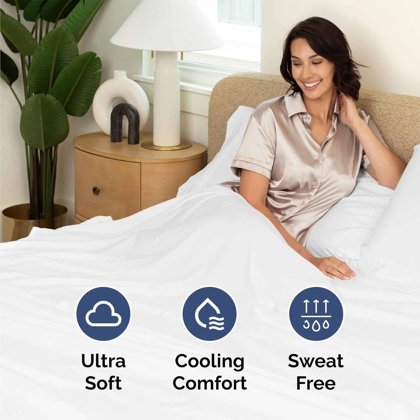 Queen Size 4 count Sheet Set - Comfy Breathable & Cooling Bed  Deep Pockets, Easy Secure Fit
