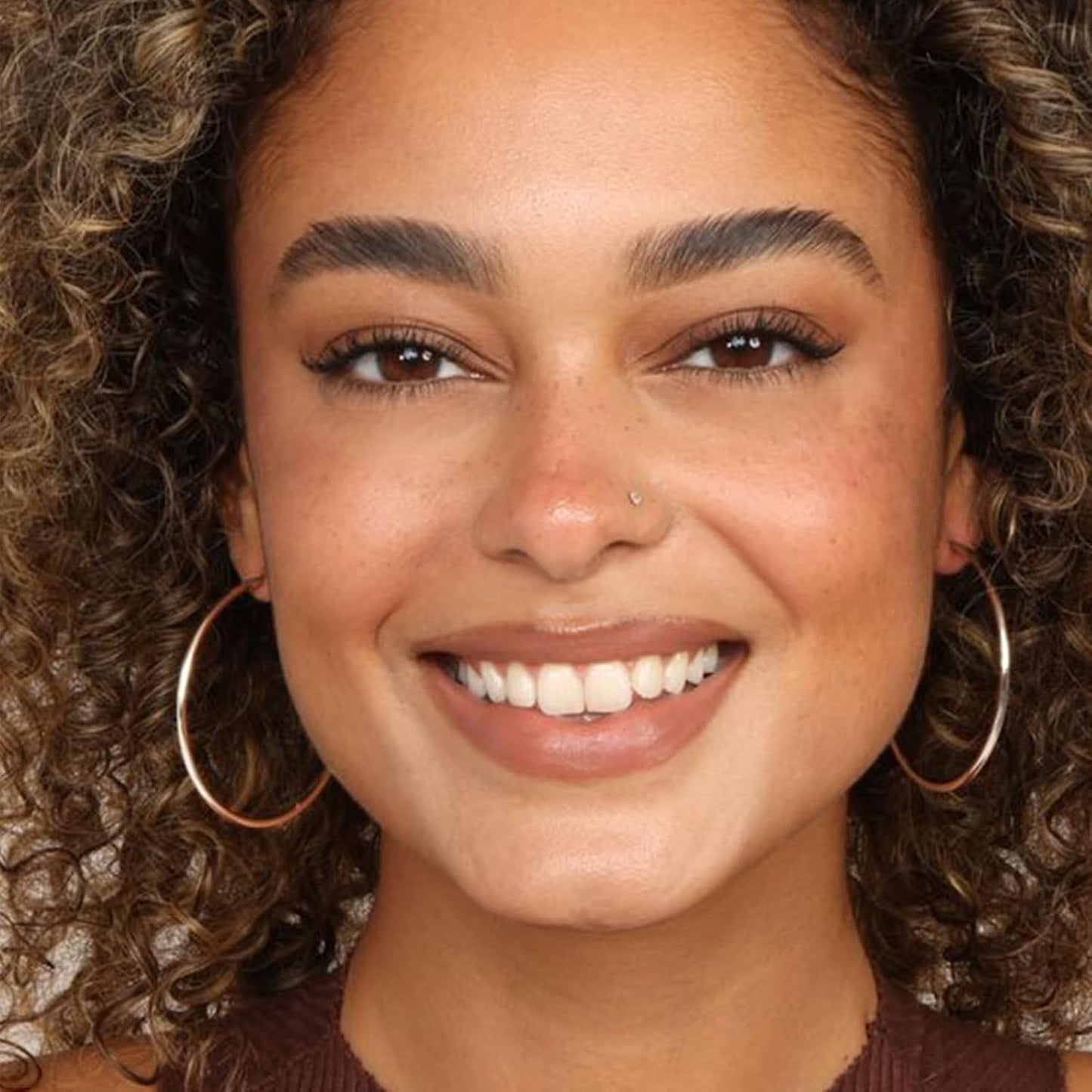 Gold Hoop Earrings Set for Women, 12 Pairs Large/Big Thin Thick Gold Hoops Earrings Loop Pack for Jewelry Gift 40mm/50mm