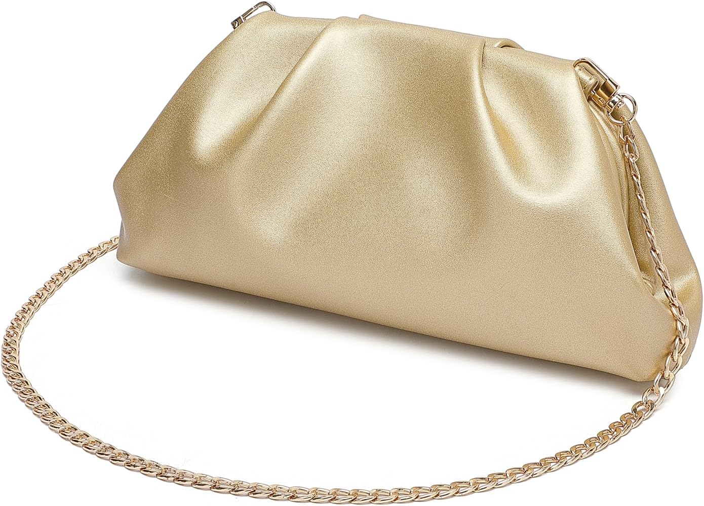 Soft PU Leather Clutch Purses for Women Formal Elegant Luxurious Evening Bag