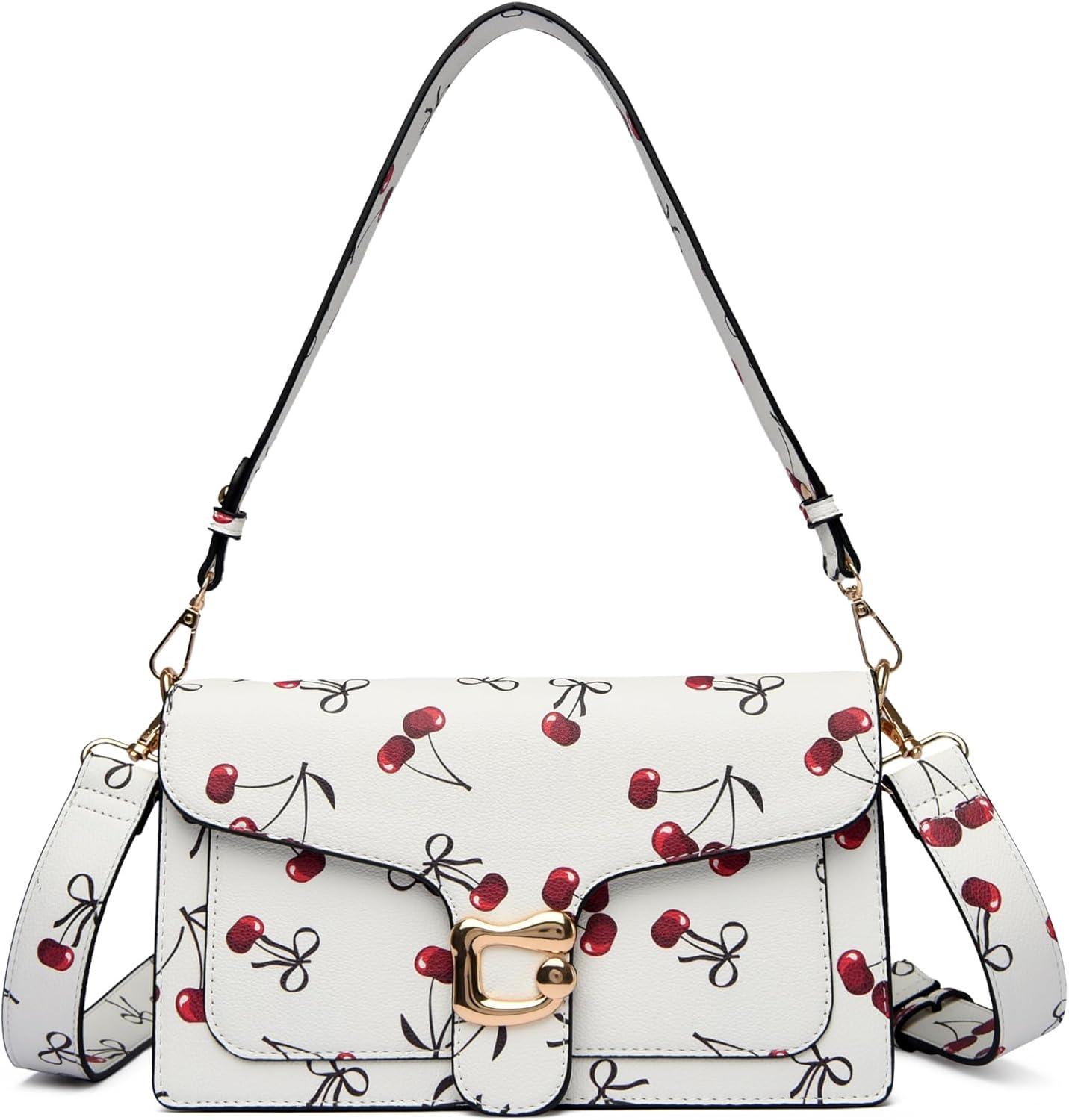 Crossbody Bags for Women Trendy - Small  Bag Leather Handbags Evening Clutch with 2 Straps