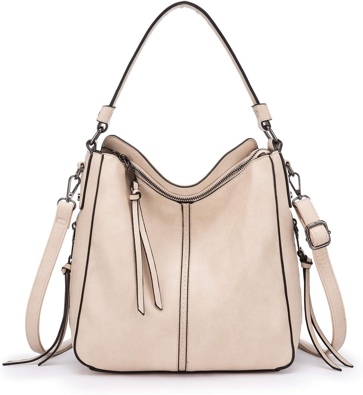 Crossbody Bags Designer Faux Leather Handbags Retro Large Size Shoulder Bag Bucket Purse
