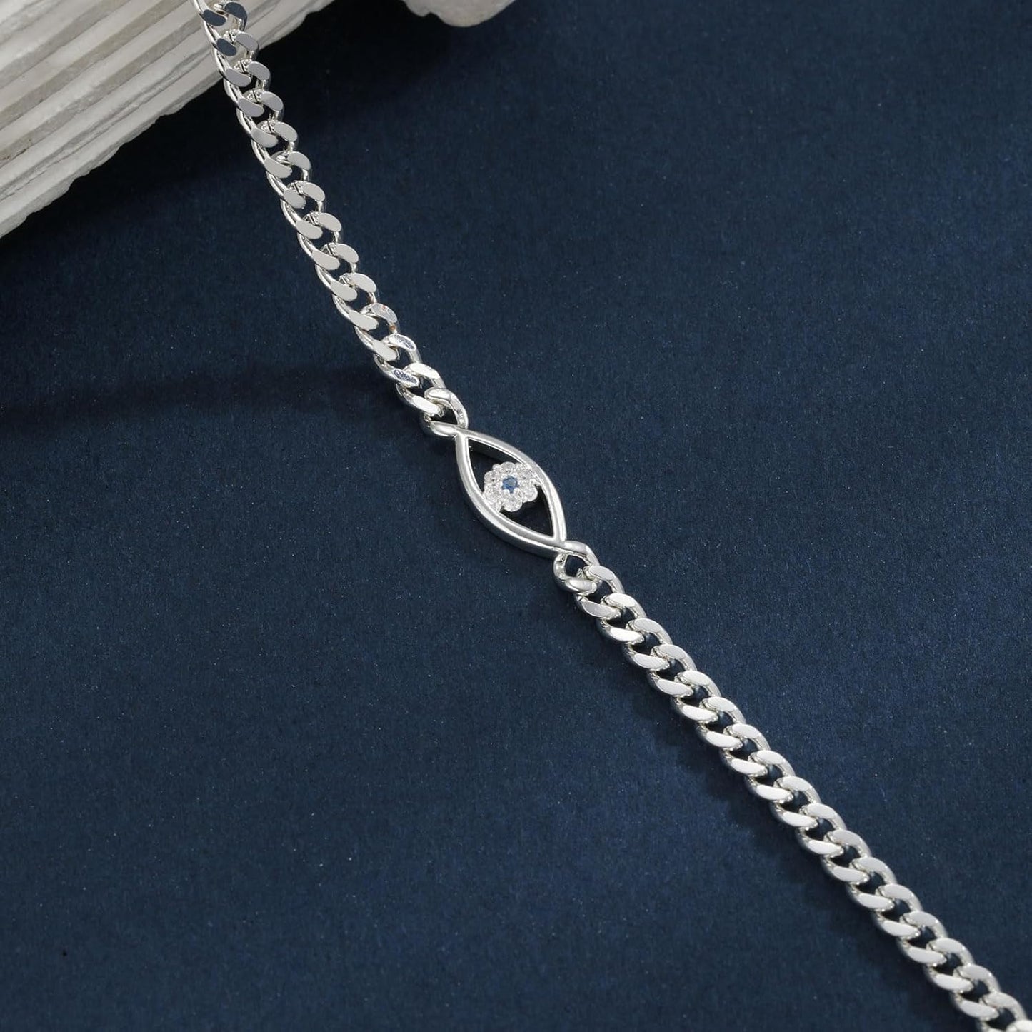 Dainty Gold Bracelet for Women 18K Gold Plated Tennis Evil Eye Cross Bracelet Trendy Classic Festival Jewelry Gifts