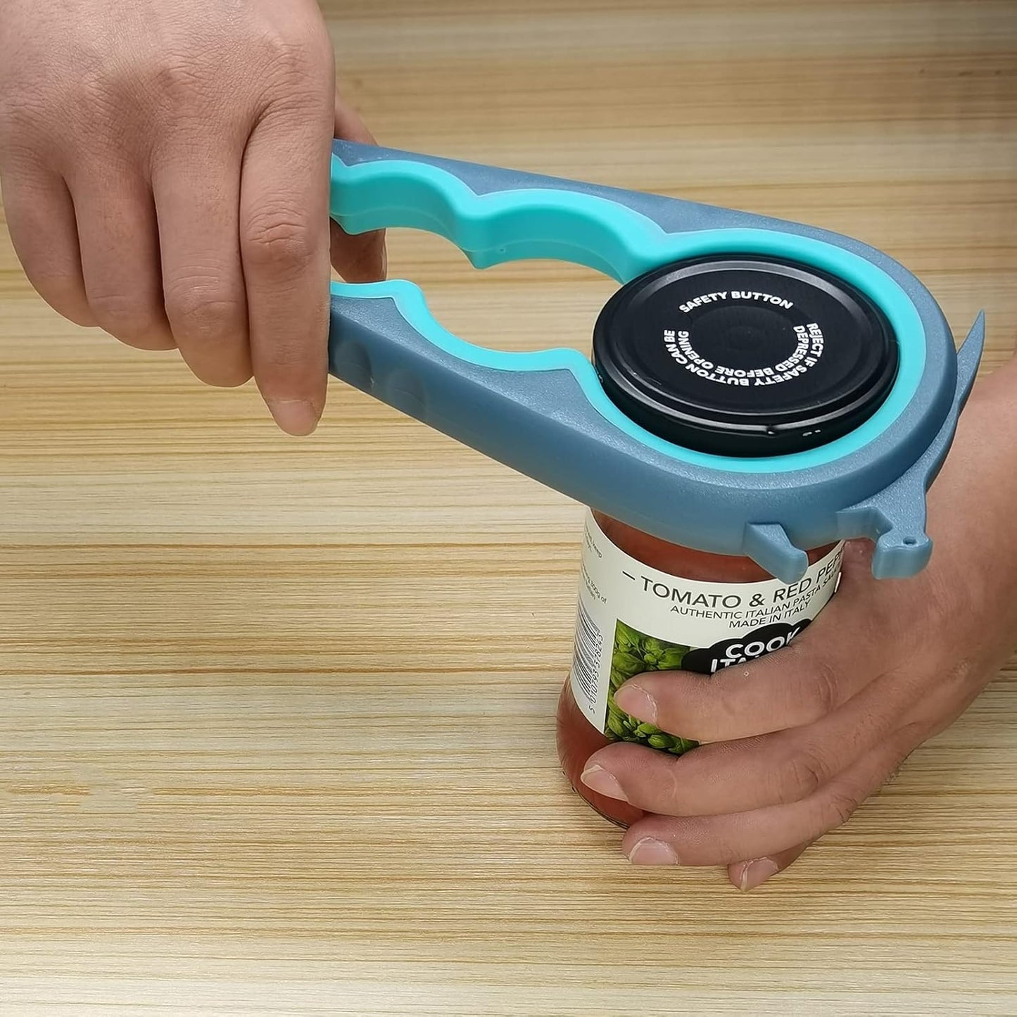 Arthritis Jar Opener for Weak Hands - Easy Turn Can & Bottle Opener for Seniors and Low Strength