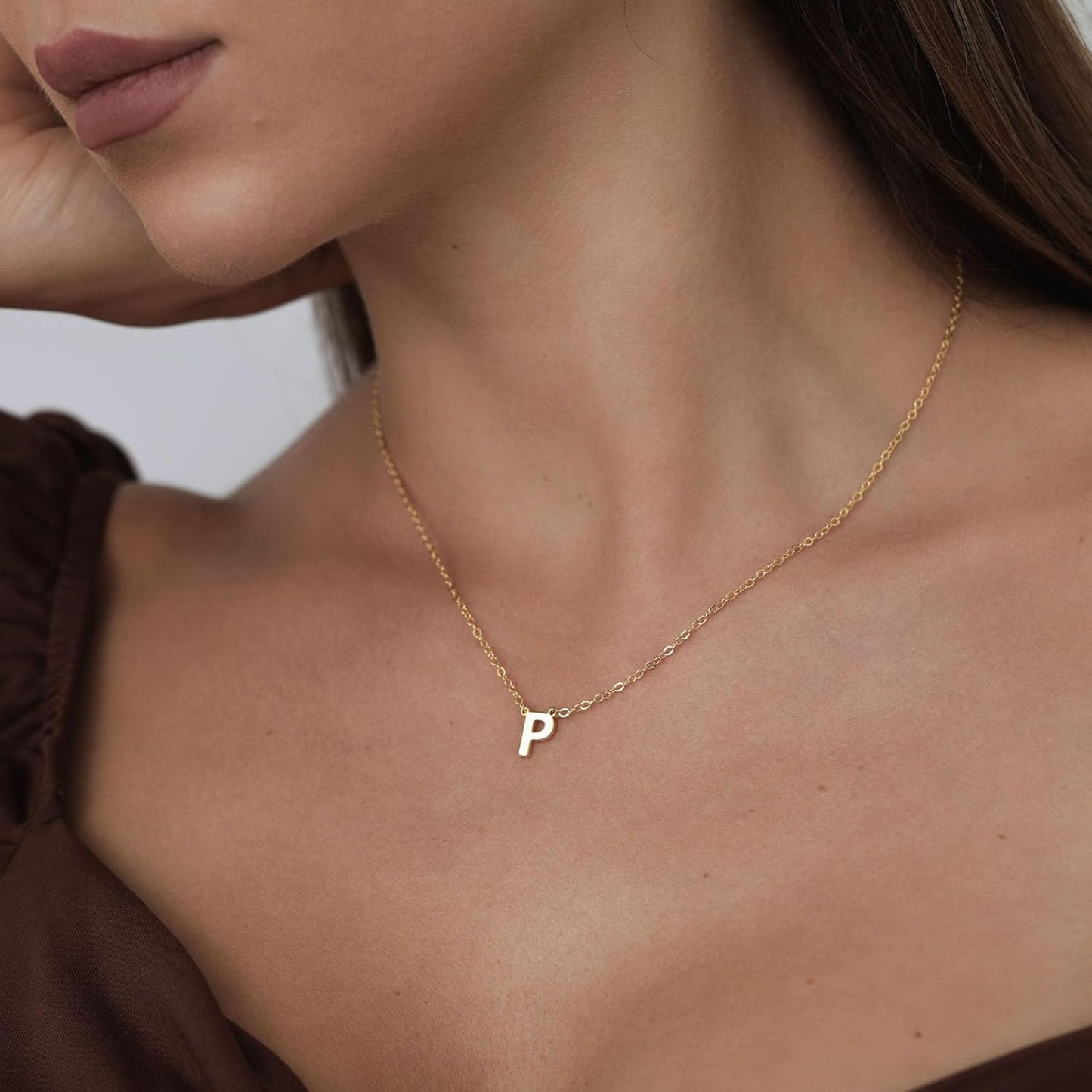 Delicate Heart Pendant Necklace, 14K Gold Plated Dainty Chain, Gift for Women