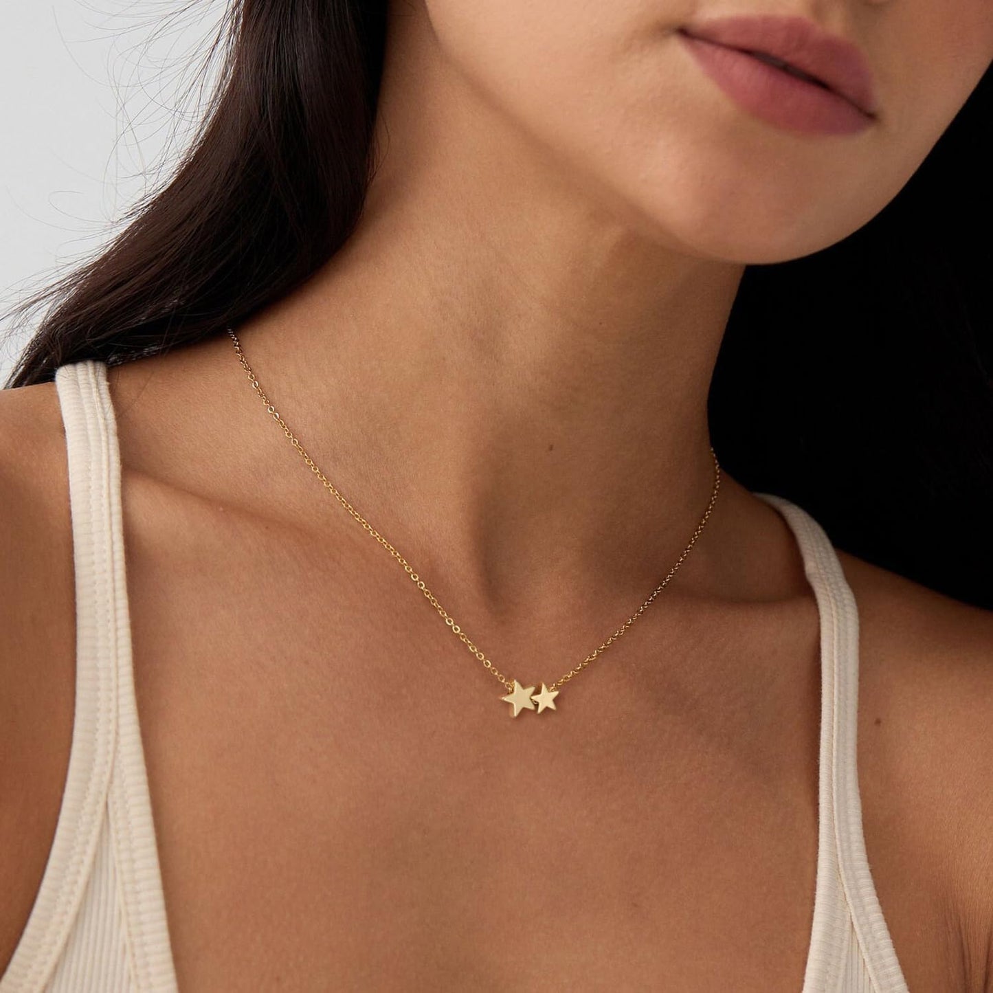 14K Gold Plated Dainty Necklace For Women: Softball/Volleyball/Sunflower/Bee/Butterfly Pendant, 16.5"+2" Ext Chain