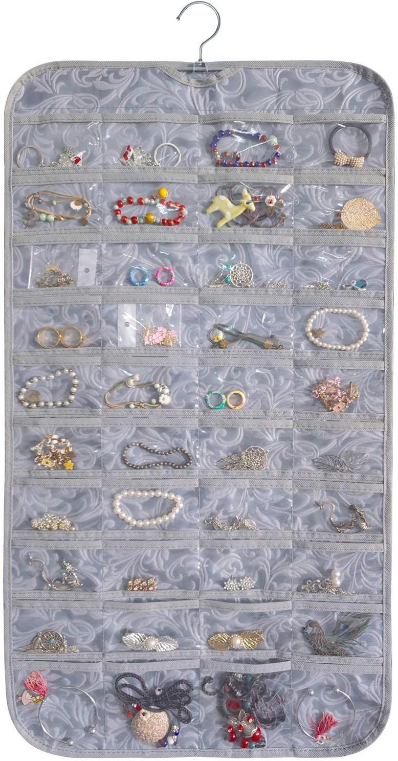 Hanging Jewelry Organizer,Accessories Organizer,80 Pocket Organizer