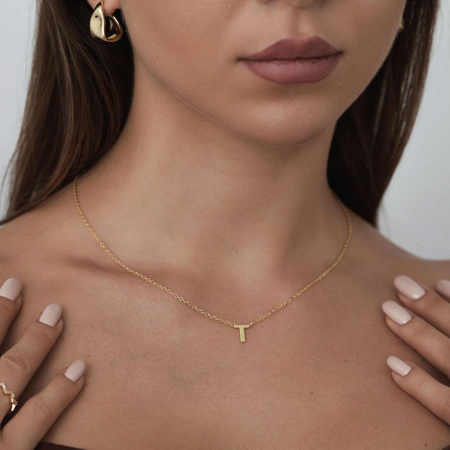 Delicate Heart Pendant Necklace, 14K Gold Plated Dainty Chain, Gift for Women