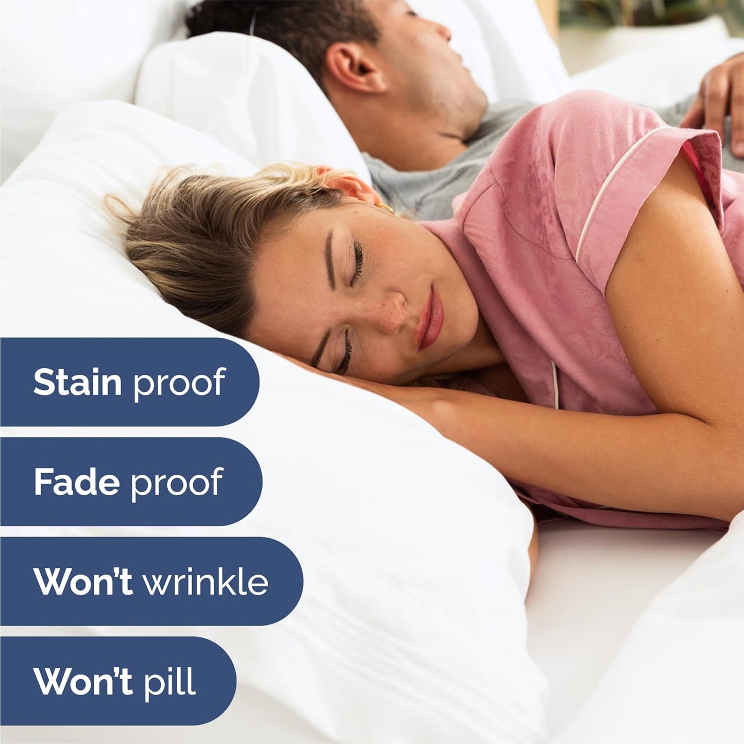Queen Size 4 count Sheet Set - Comfy Breathable & Cooling Bed  Deep Pockets, Easy Secure Fit