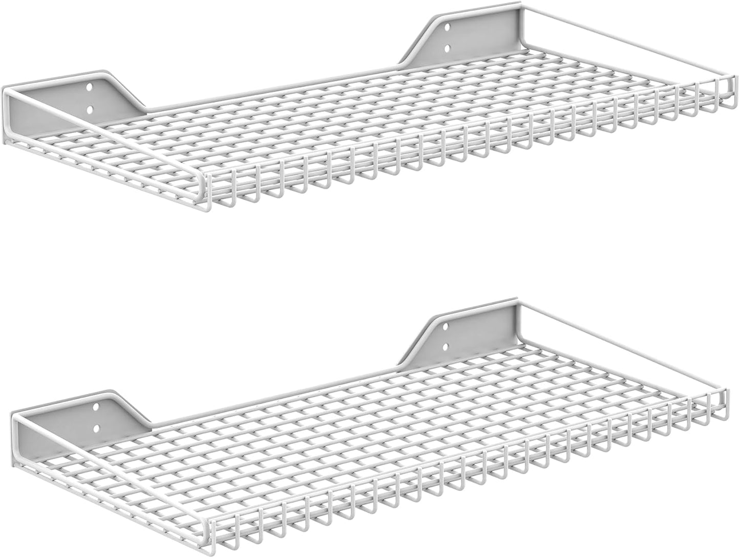 2 Pack Garage Wall Shelf, 23.5" x 12" Wall Mounted Storage Shelves for Garage, Closet
