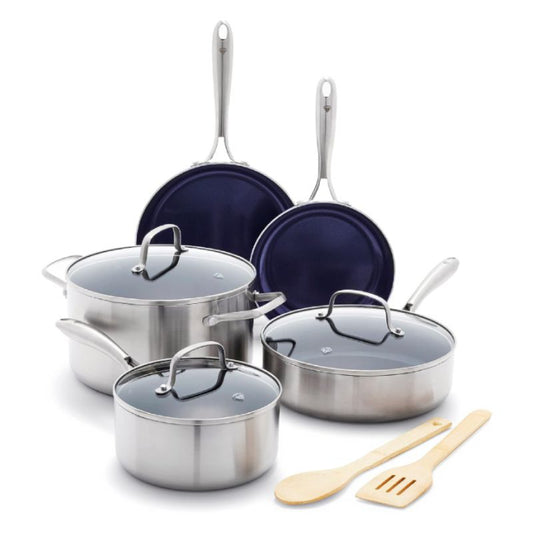 Nebula Vortex Diamond-Infused Ceramic Nonstick Coating Cookware