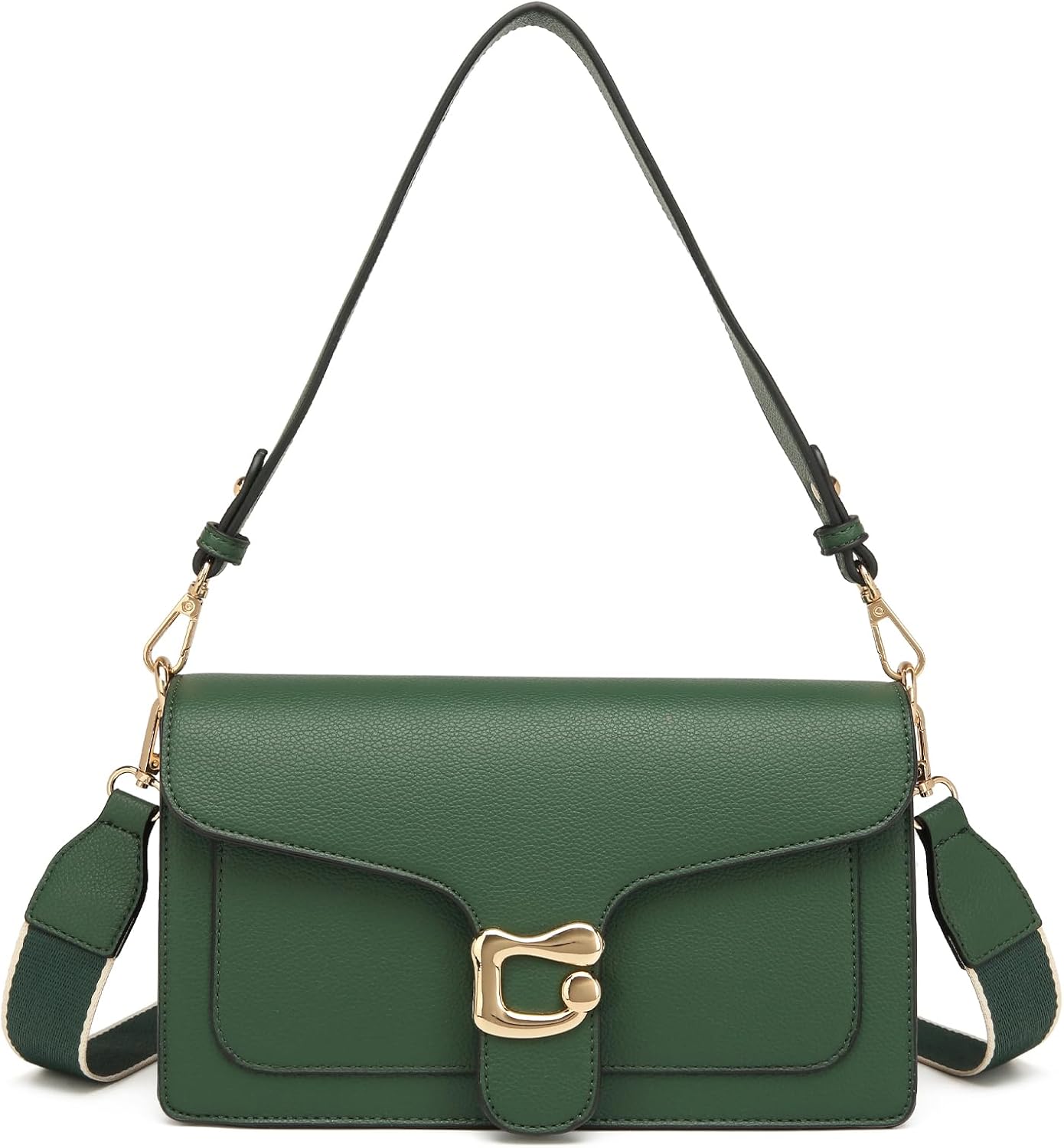 Crossbody Bags for Women Trendy - Small  Bag Leather Handbags Evening Clutch with 2 Straps