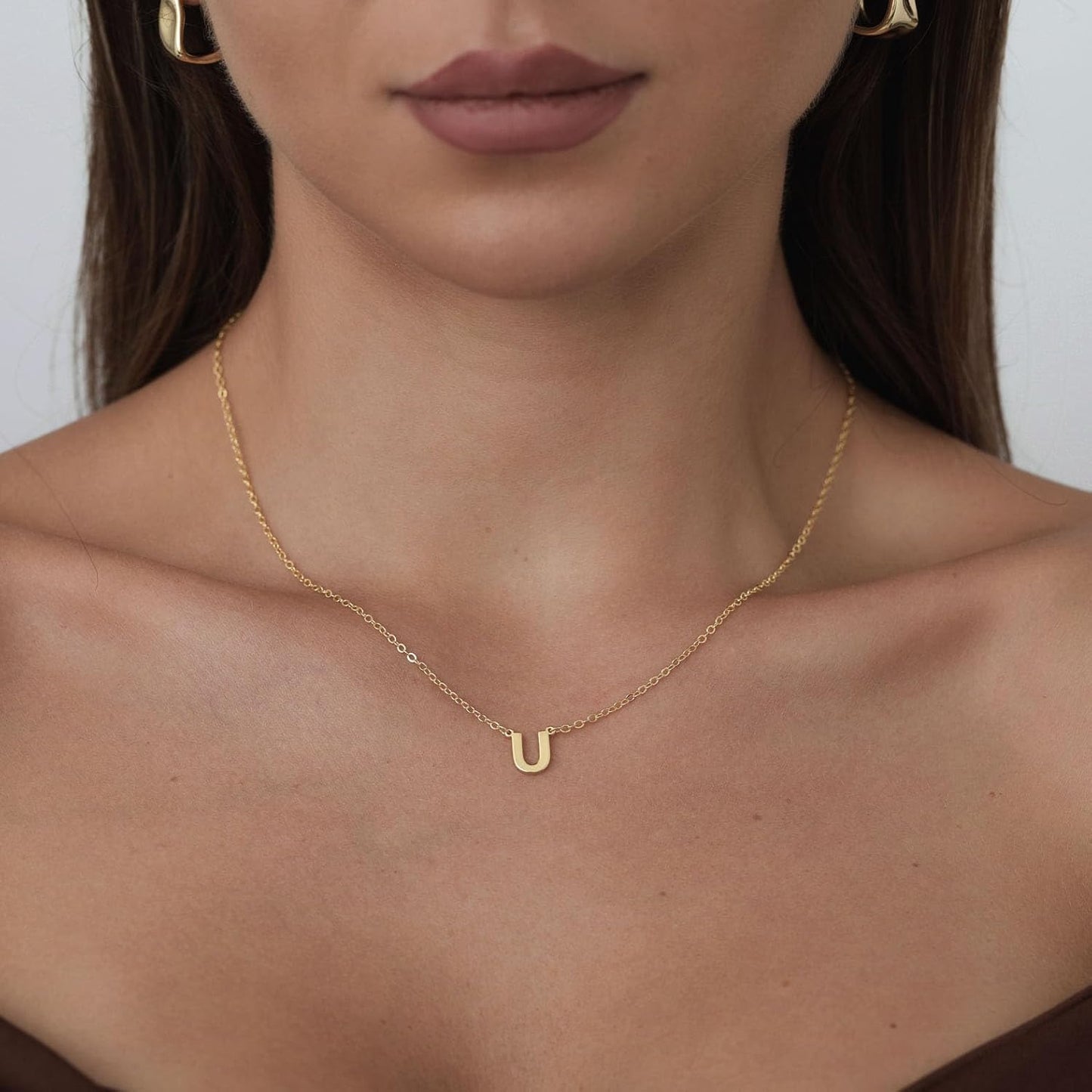 Delicate Heart Pendant Necklace, 14K Gold Plated Dainty Chain, Gift for Women